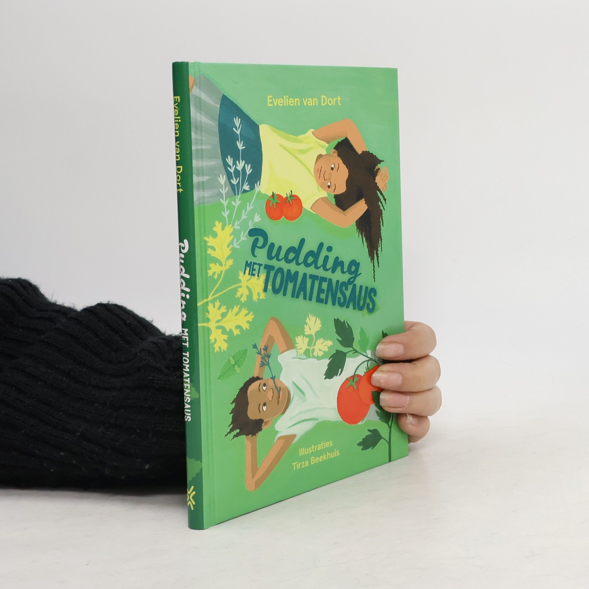 Pudding met tomatensaus