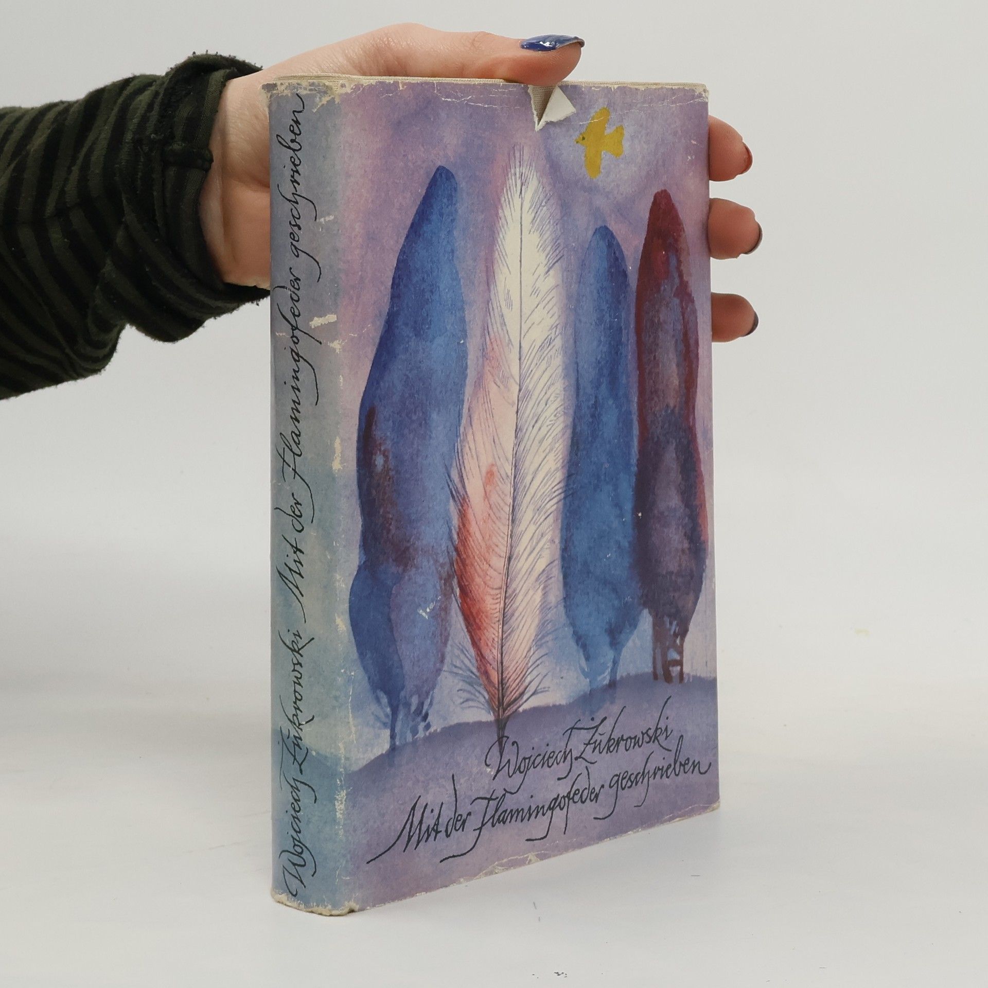 Mit der Flamingofeder geschrieben