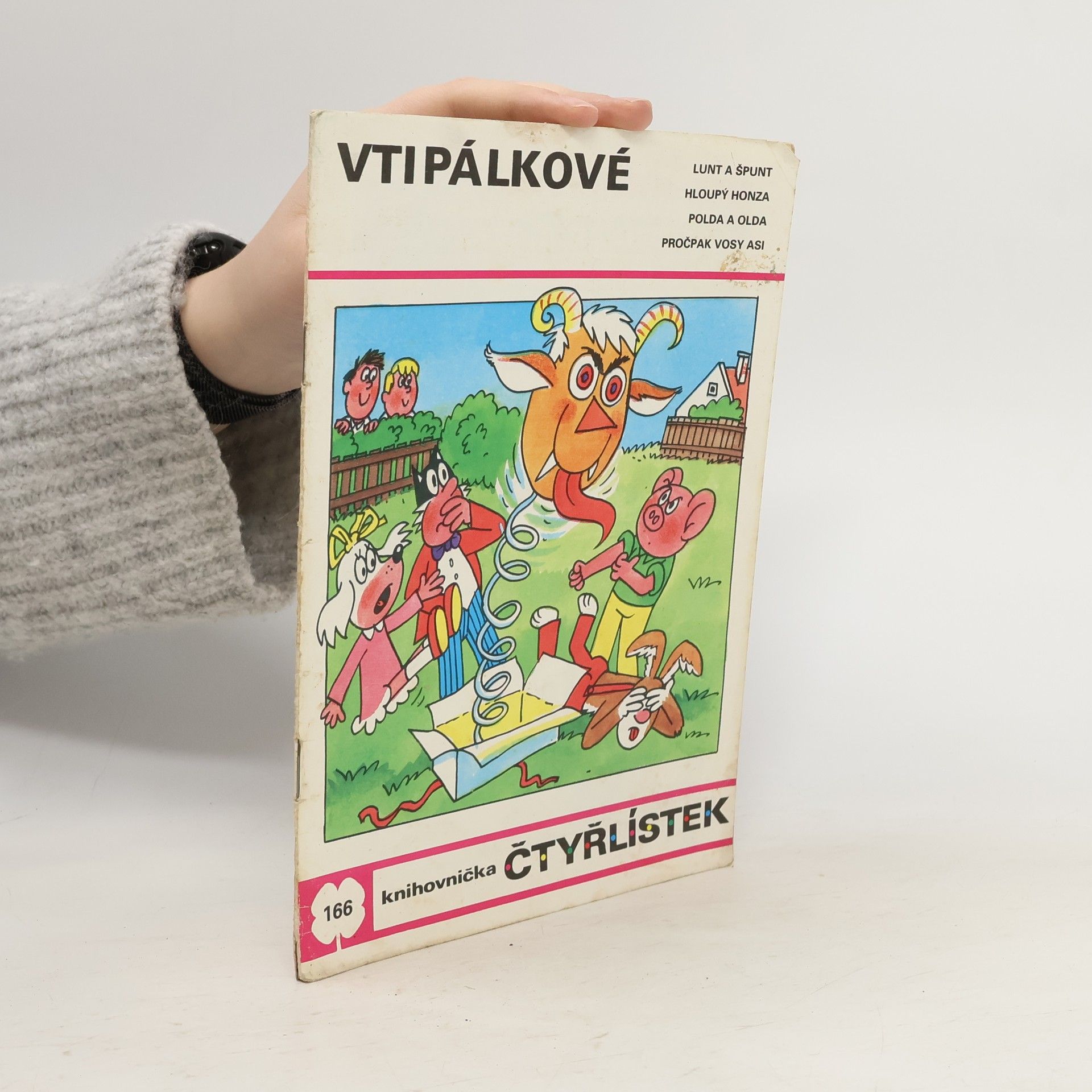 Jaroslav Němeček Čtyřlístek 166. Vtipálkové