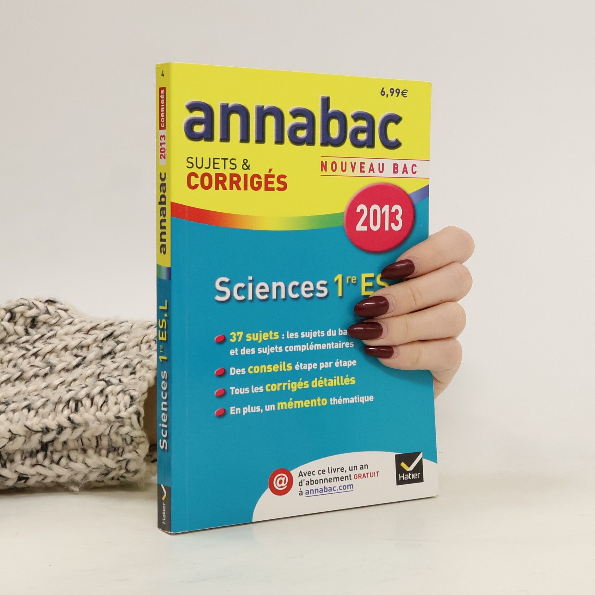 Hélène Hervé Annales Annabac 2013 Sciences 1re ES, L