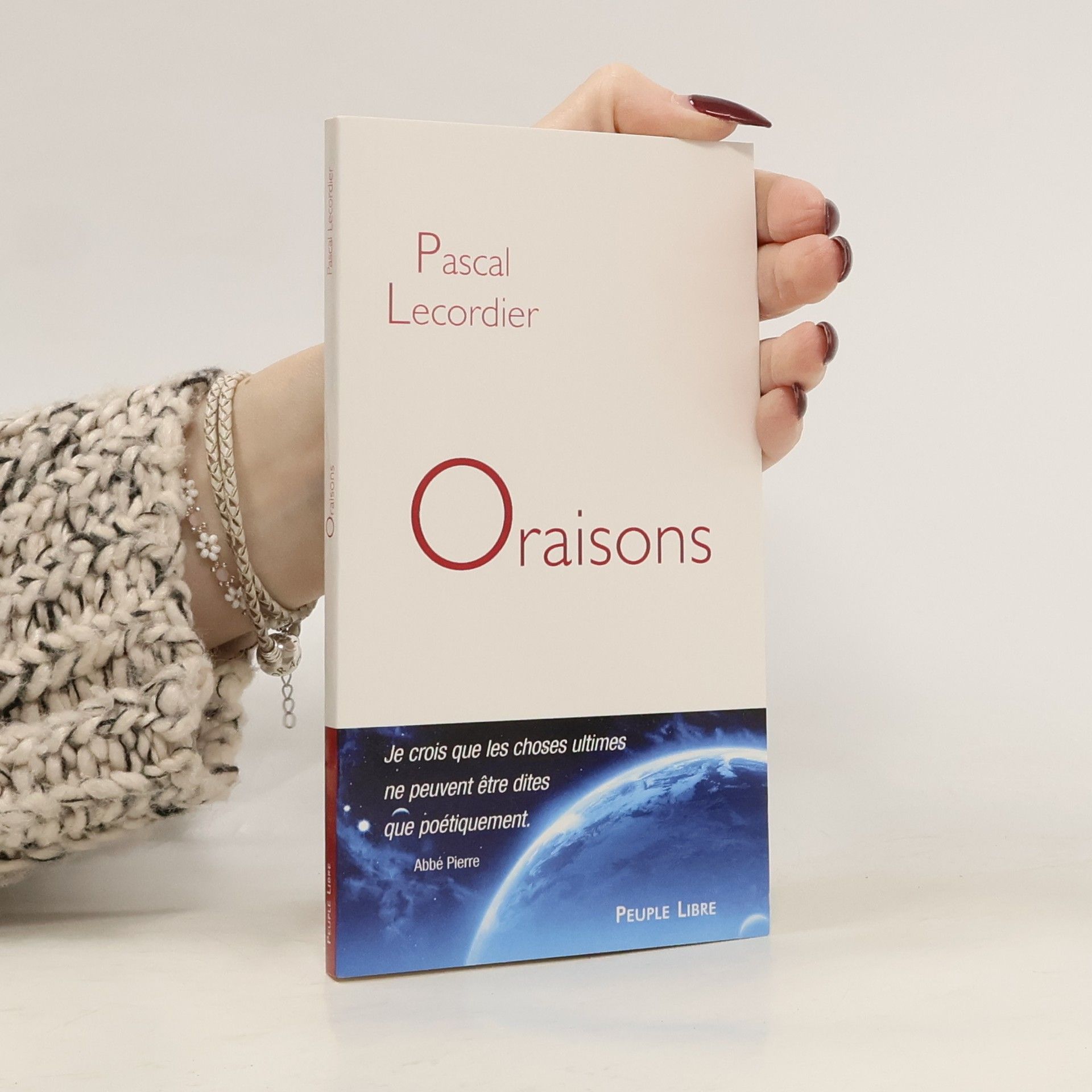 Pascal Lecordier Oraisons