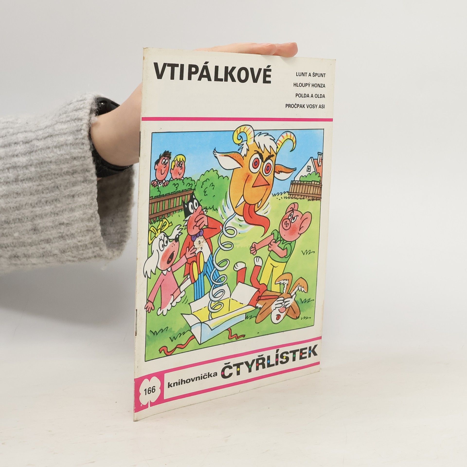 Jaroslav Němeček Čtyřlístek 166. Vtipálkové