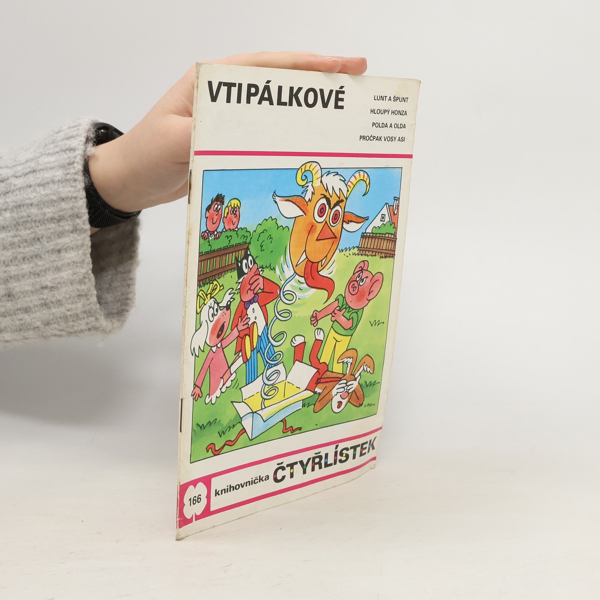 Jaroslav Němeček Čtyřlístek 166. Vtipálkové