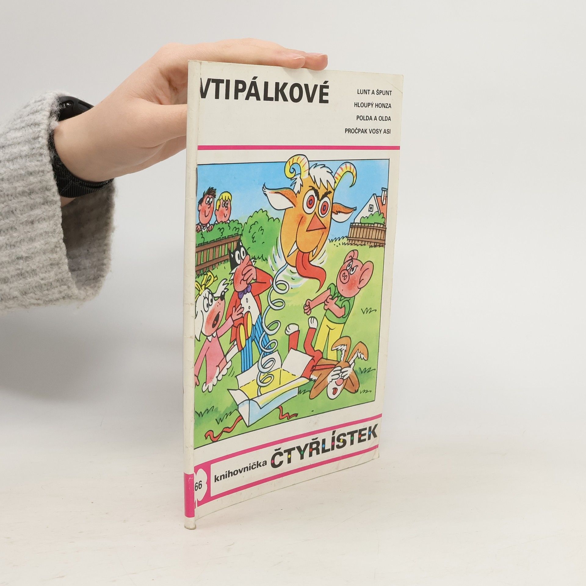 Jaroslav Němeček Čtyřlístek 166. Vtipálkové