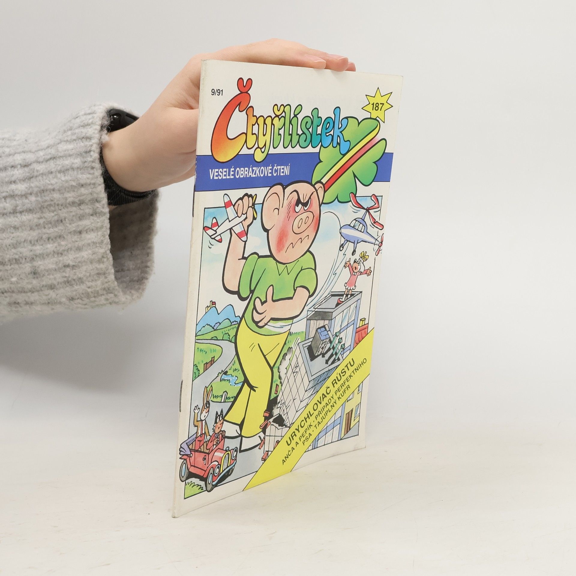AA.VV. Čtyřlístek 187, 9/1991. Urychlovač růstu