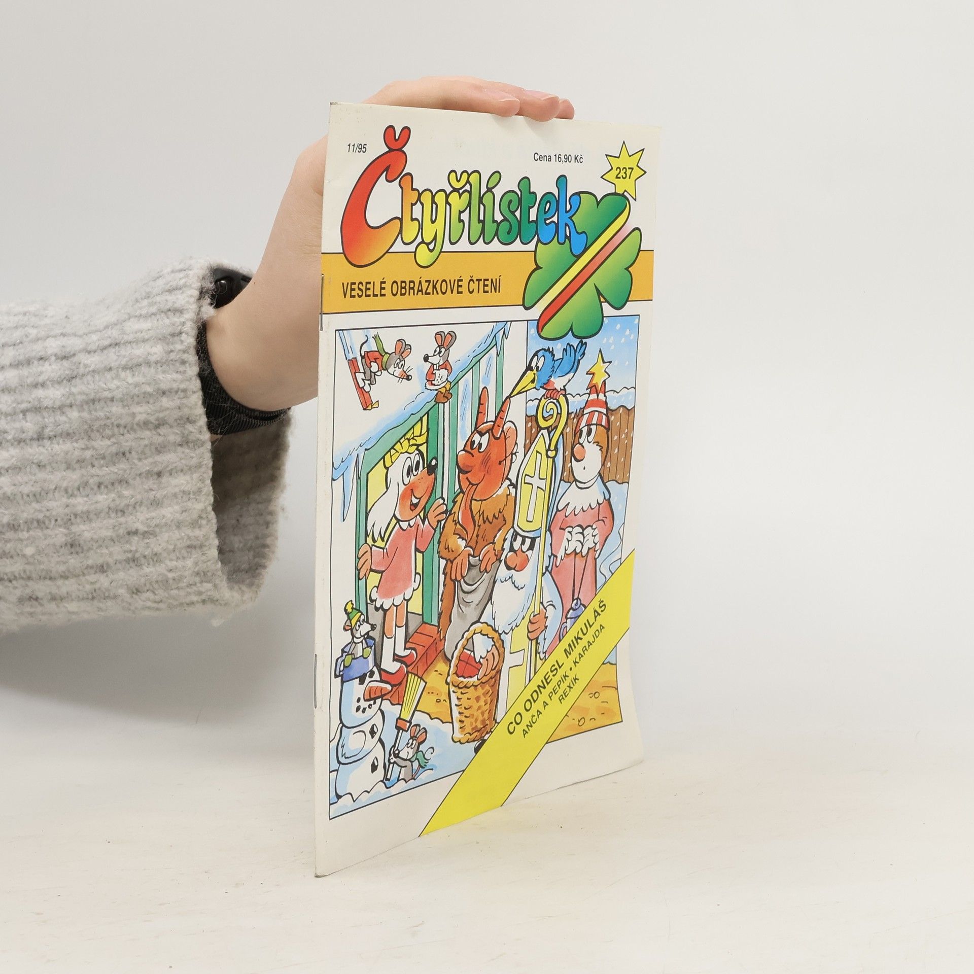 Jaroslav Němeček Čtyřlístek 237. Veselé Obrázkové čtení