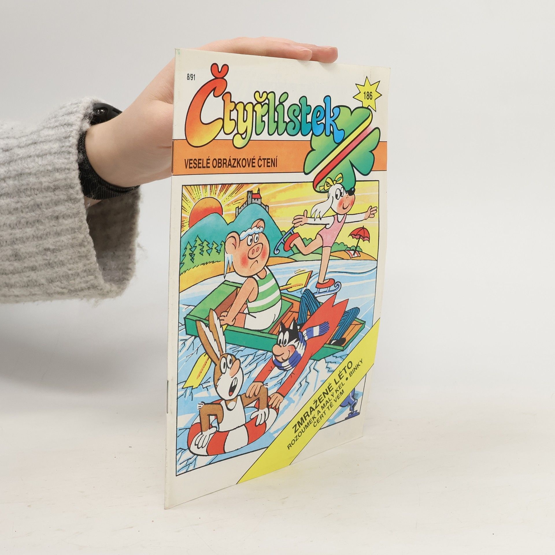 Kolektiv autorů Čtyřlístek 186, 8/1991