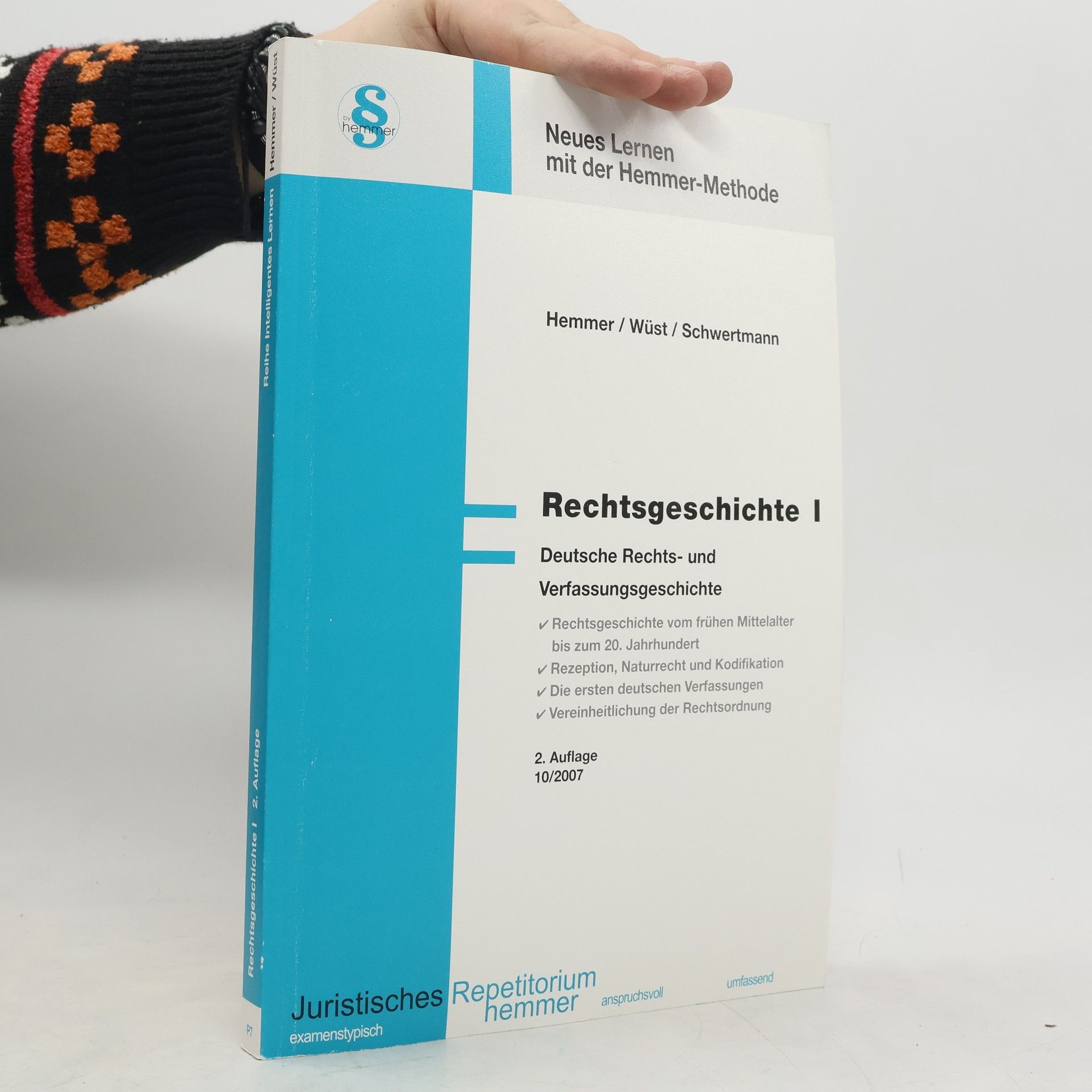 Karl-Edmund Hemmer Rechtsgeschichte - 2. Auflage