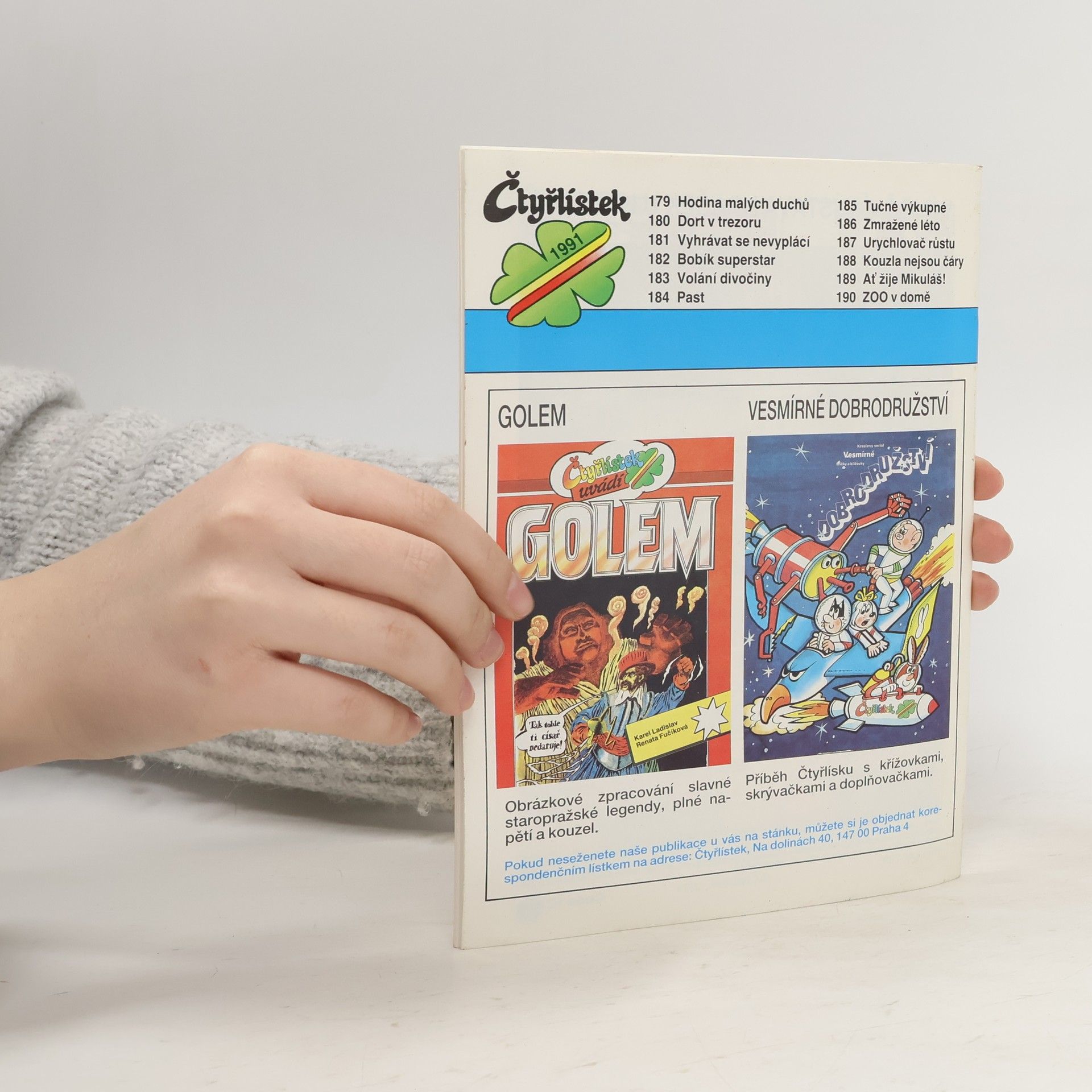 Kolektiv autorů Čtyřlístek 189. 11/1991