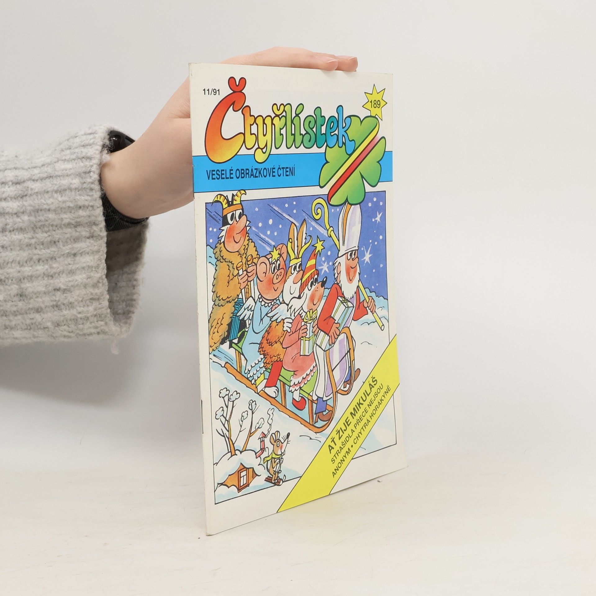 Auteurscollectief Čtyřlístek 189. 11/1991