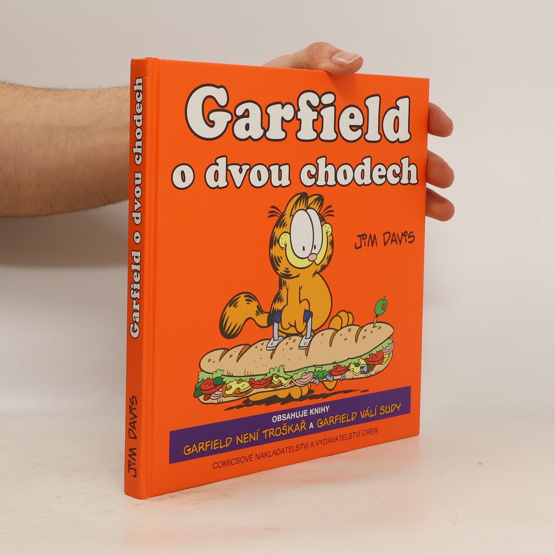 Jim Davis Garfield o dvou chodech