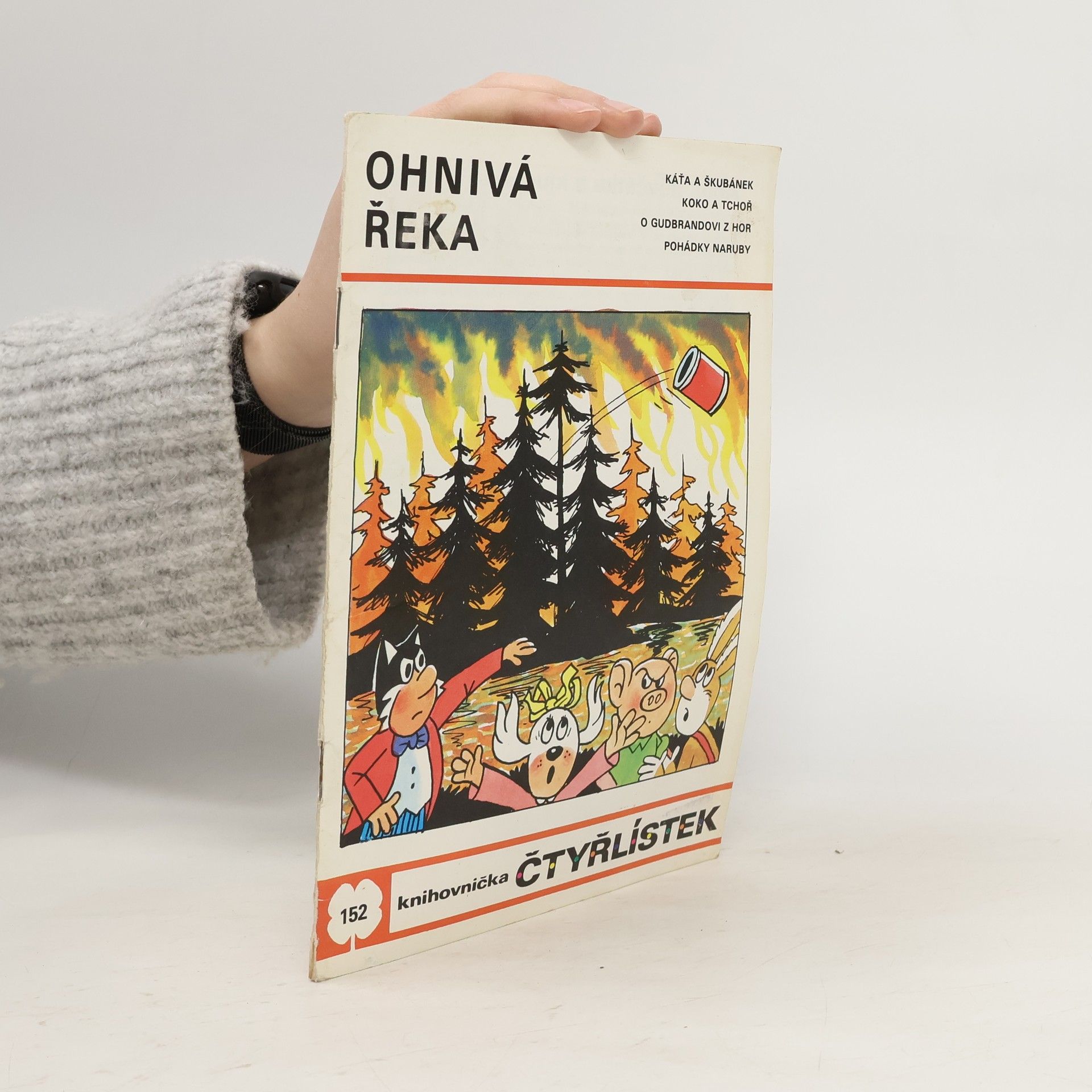 Jaroslav Němeček Čtyřlístek 152. Ohnivá řeka