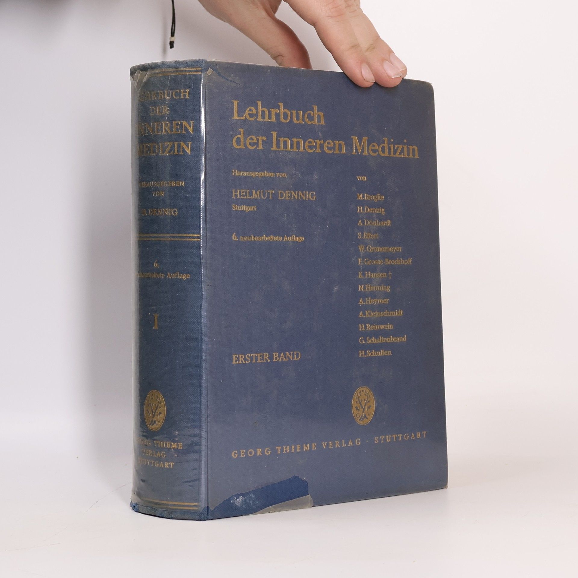 Helmut Dennig Lehrbuch der inneren Medizin. Band I.