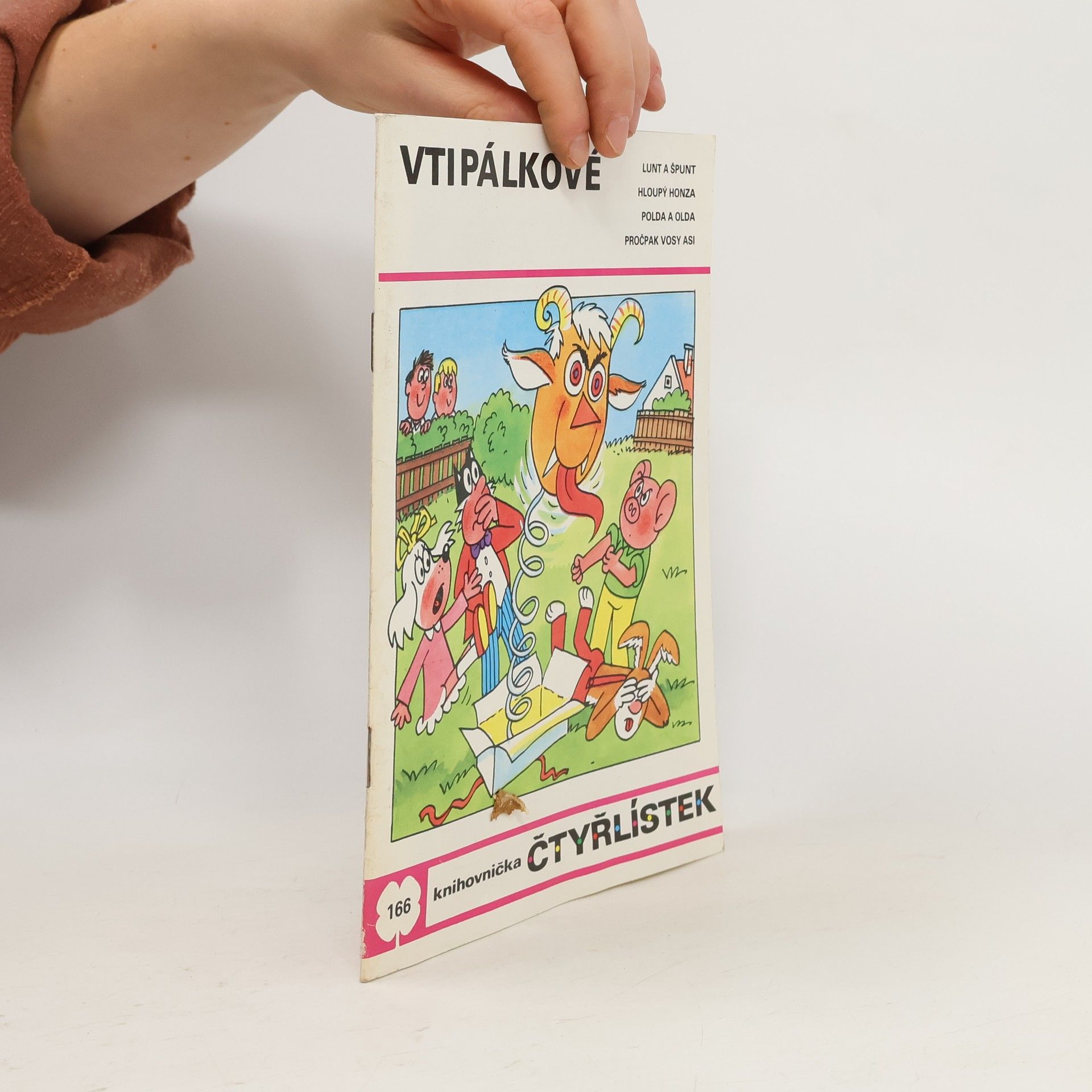 Jaroslav Němeček Čtyřlístek 166. Vtipálkové