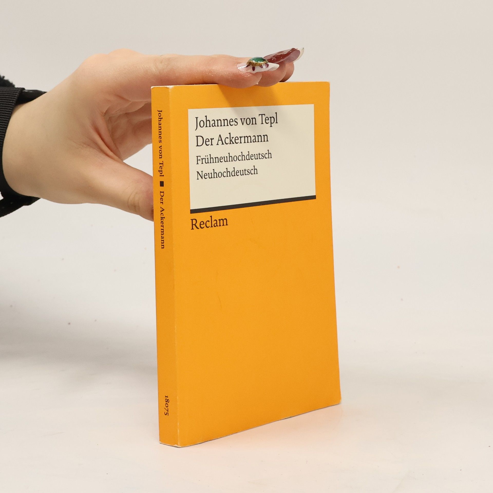 Der Ackermann : Frühneuhochdeutsch, Neuhochdeutsch