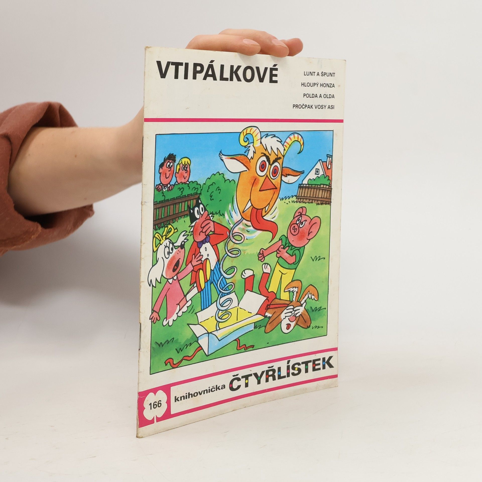 Jaroslav Němeček Čtyřlístek 166. Vtipálkové