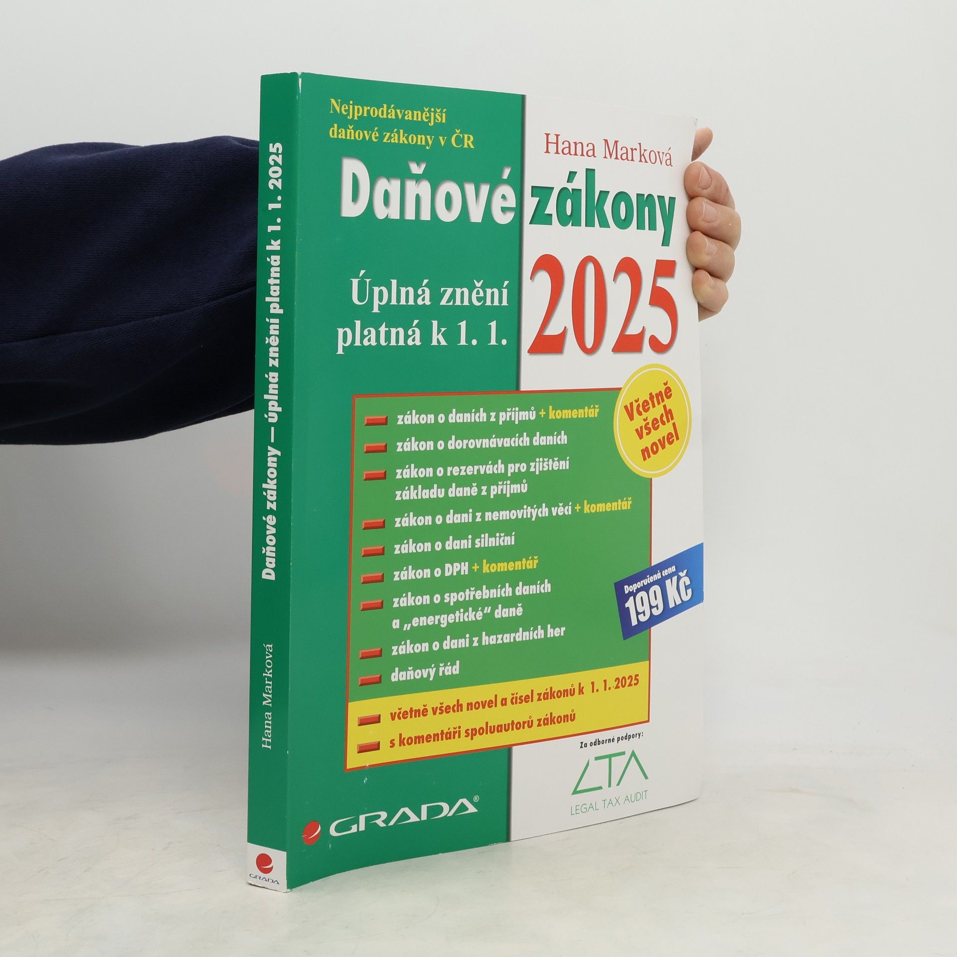 Marková Hana Daňové zákony. Úplná znění platná k 1. 1. 2025