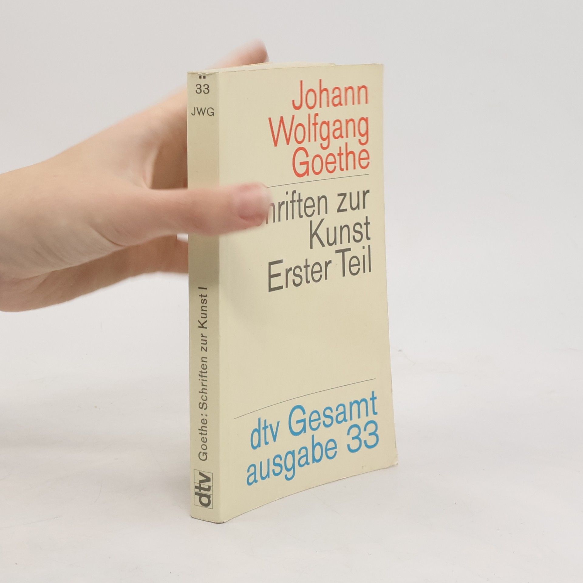 Johann Wolfgang von Goethe Schriften zur Literatur. Erster Teil