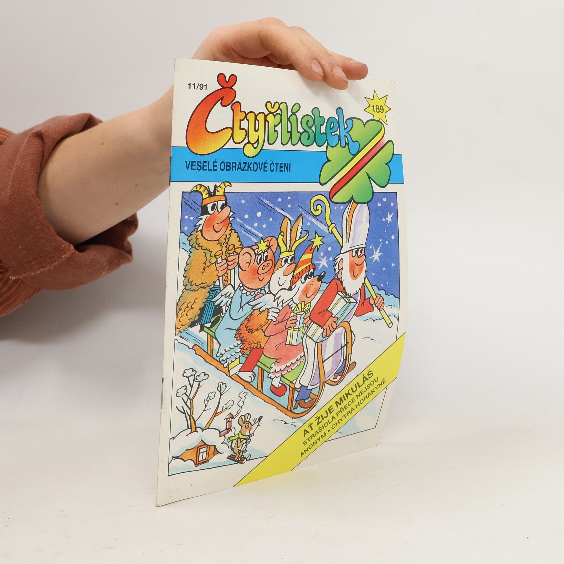 Collectif d'auteurs Čtyřlístek 189. 11/1991