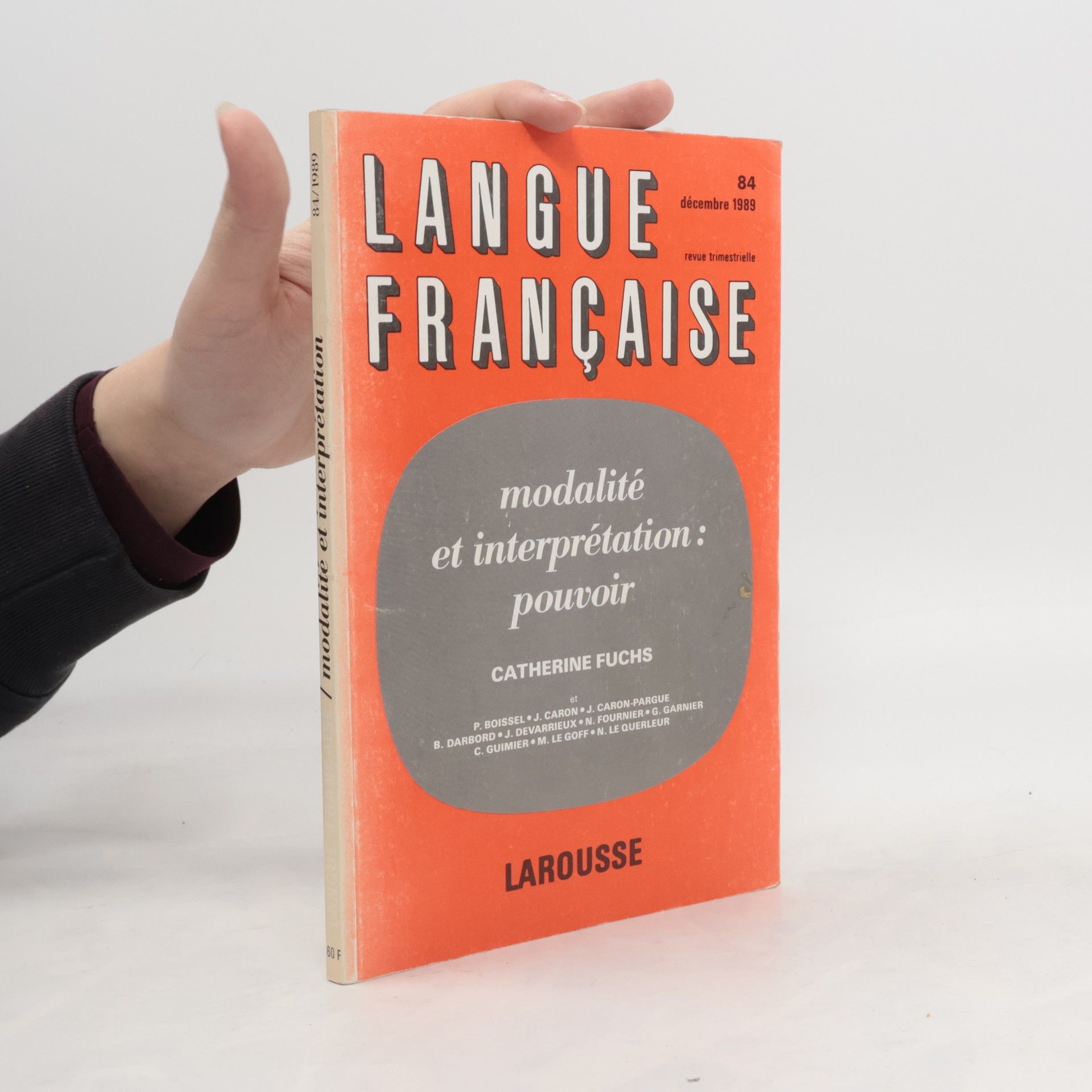 Catherine Fuchs Modalité et interprétation: pouvoir