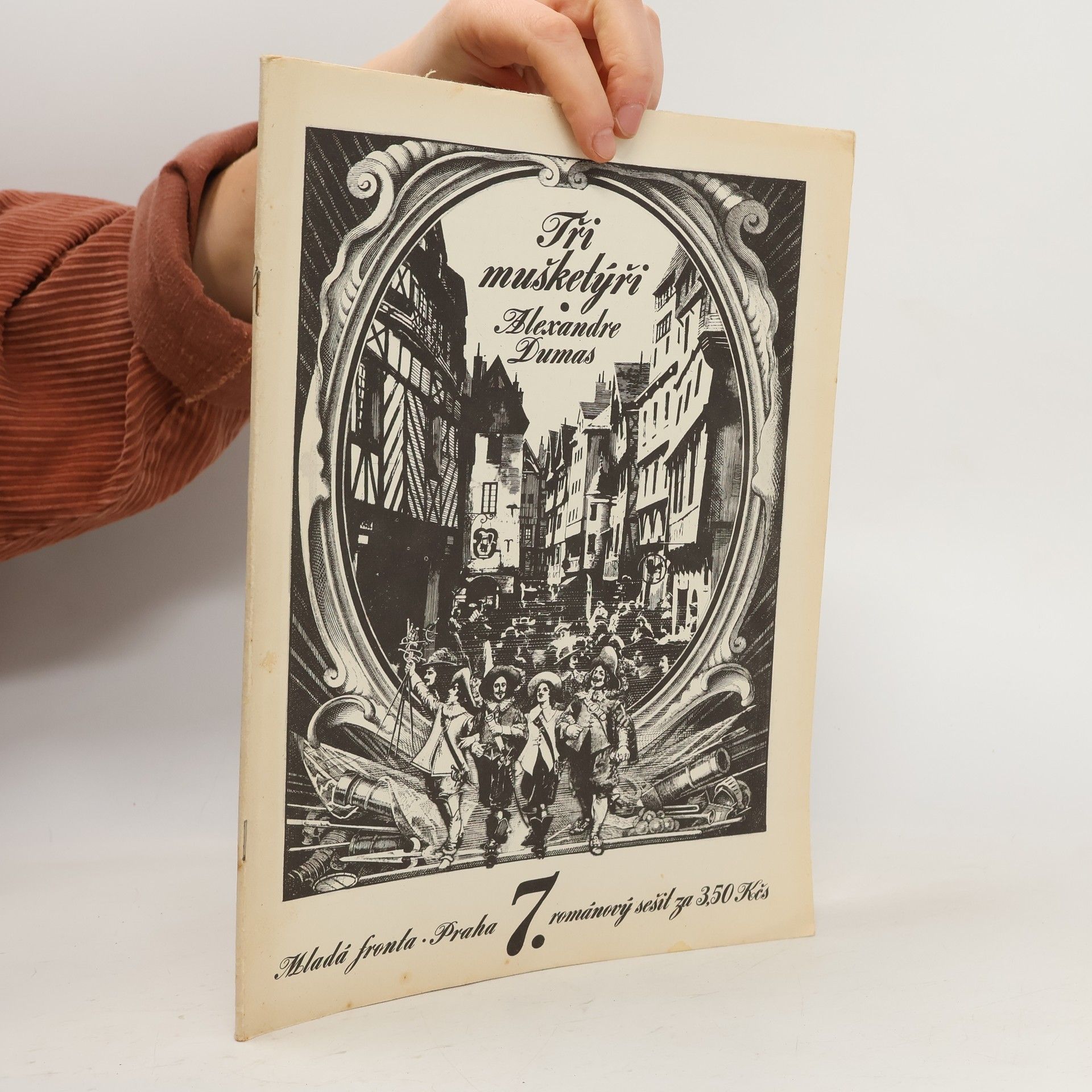 Alexandre Dumas der Ältere Tři mušketýři 7. románový sešit