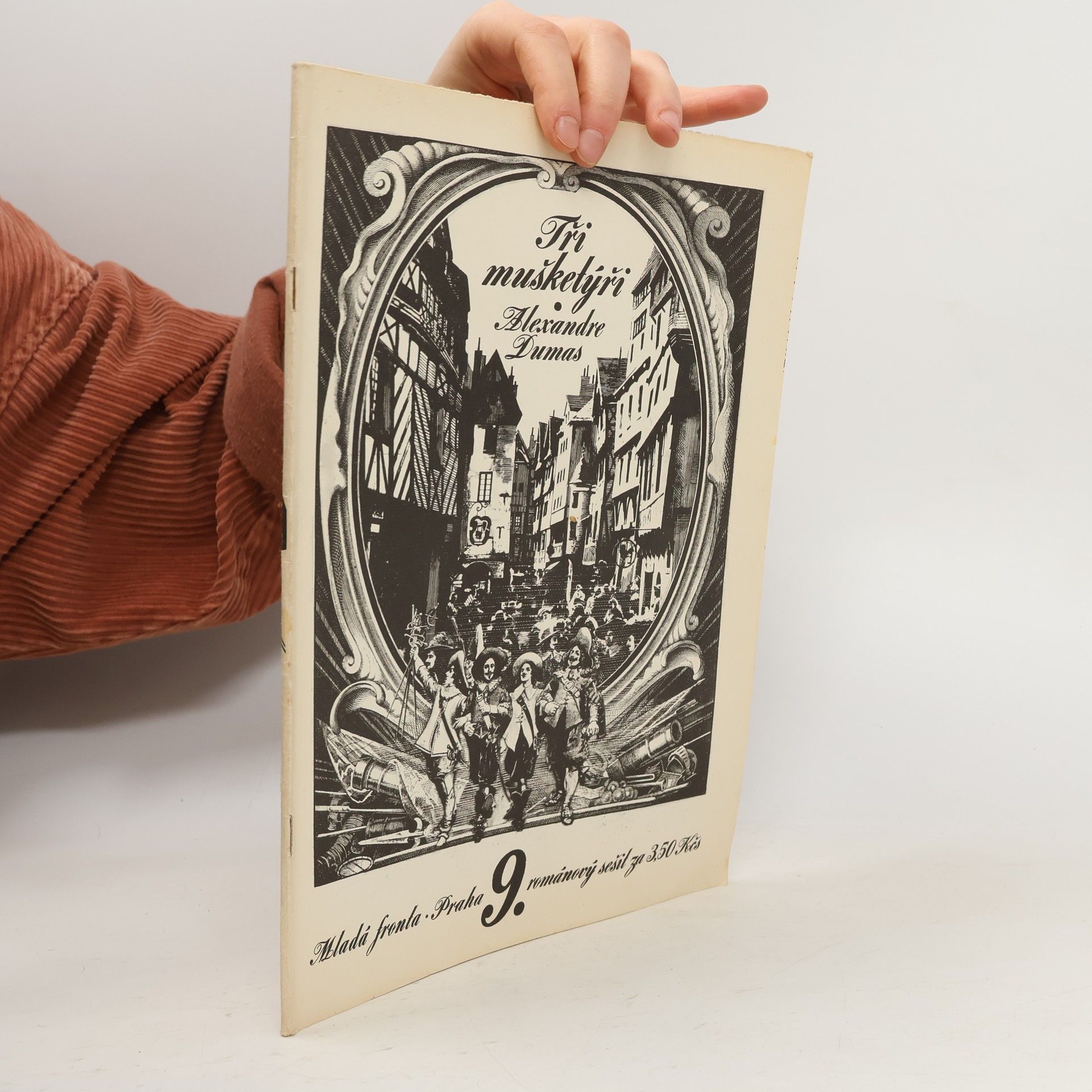 Alexandre Dumas der Ältere Tři mušketýři 9. románový sešit