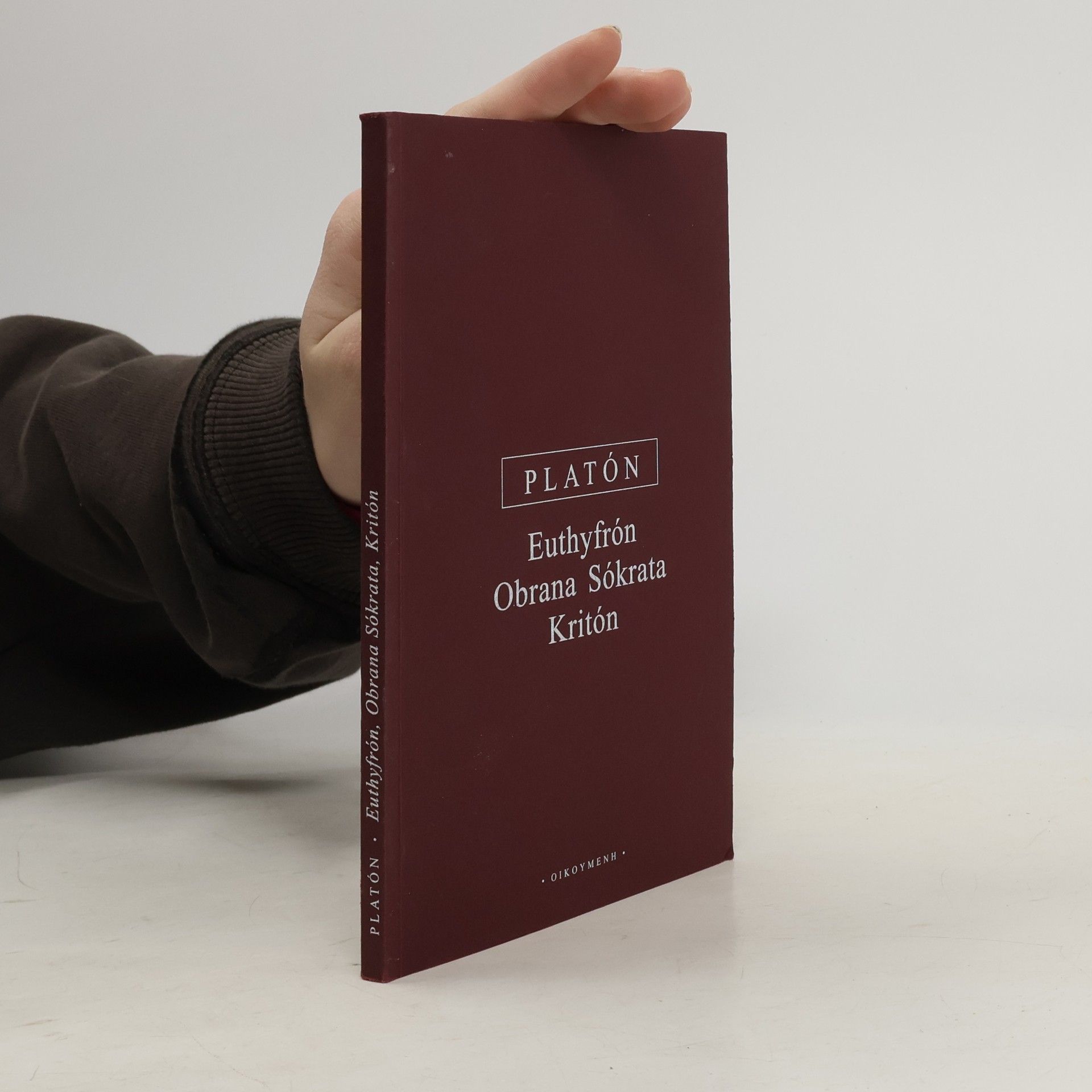 Platón Euthyfrón, Obrana Sókrata, Kritón