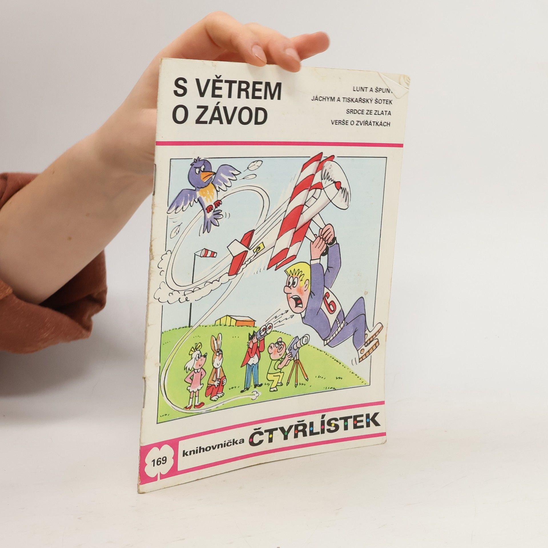 Jaroslav Němeček Čtyřlístek 169. S větrem o závod