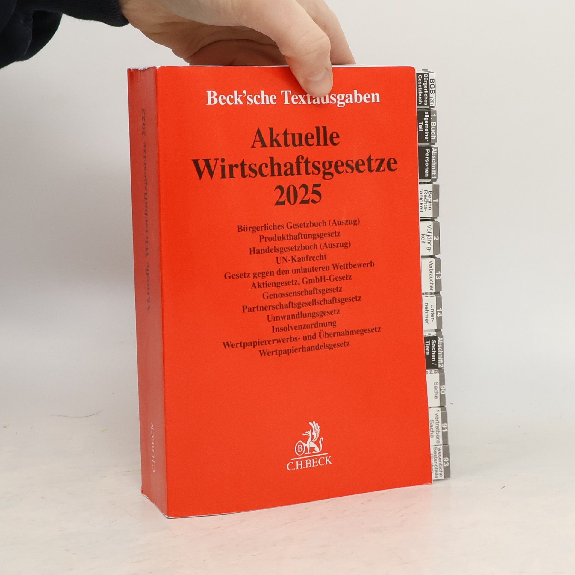 AA.VV. Beck'sche Textausgaben: Aktuelle Wirtschaftsgesetze 2025