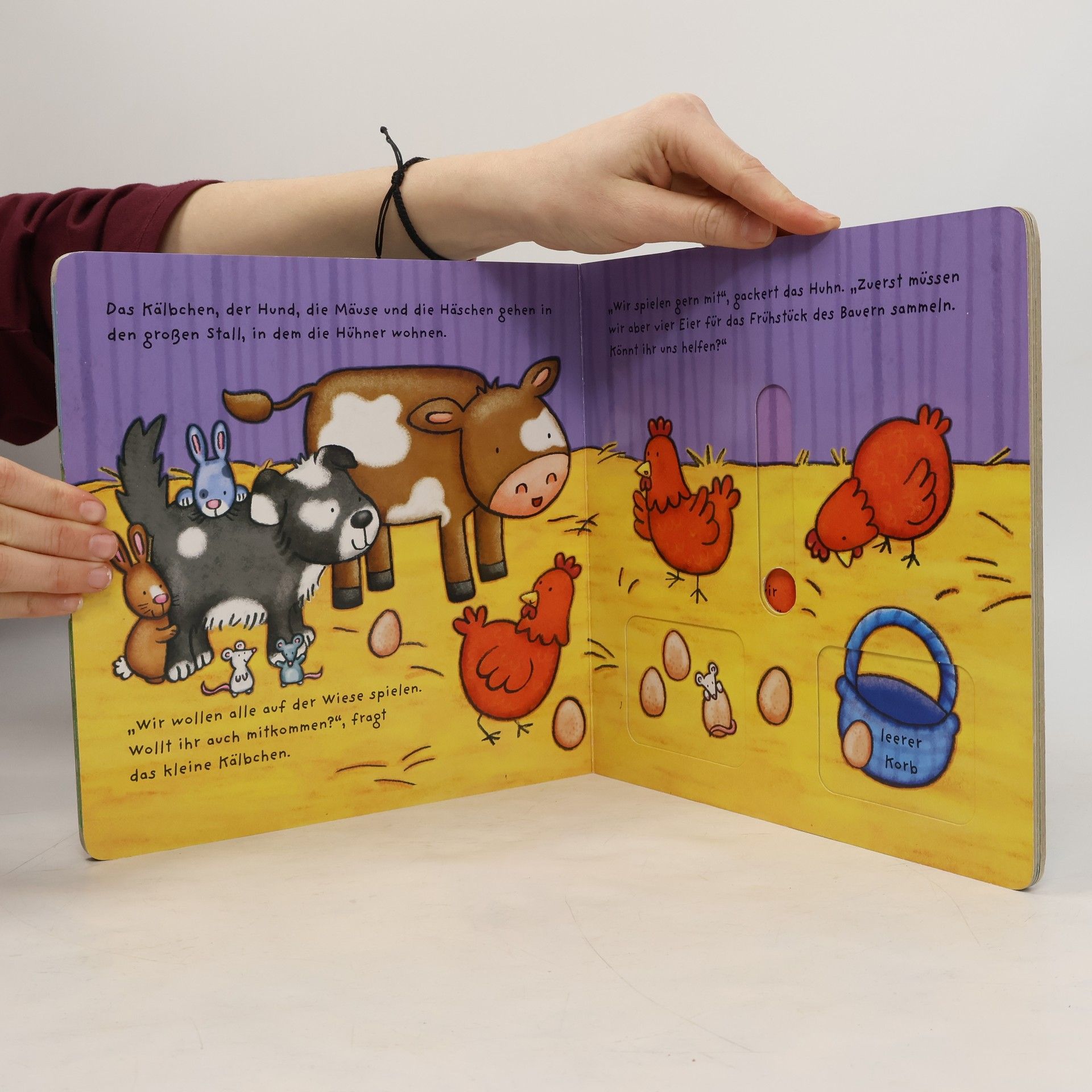 Kleines Kälbchen - Ein Buch zum Spielen und Lernen