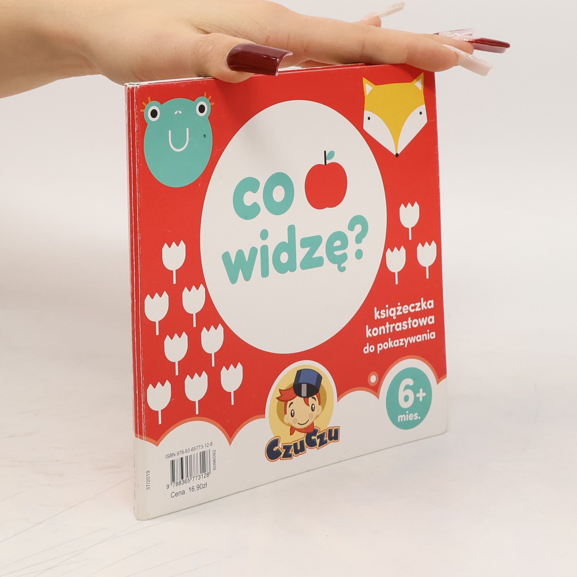 OPRACOWANIE ZBIOROWE Czuczu Co widzę książeczka kontrastowa dla dzieci w wieku 6 mies