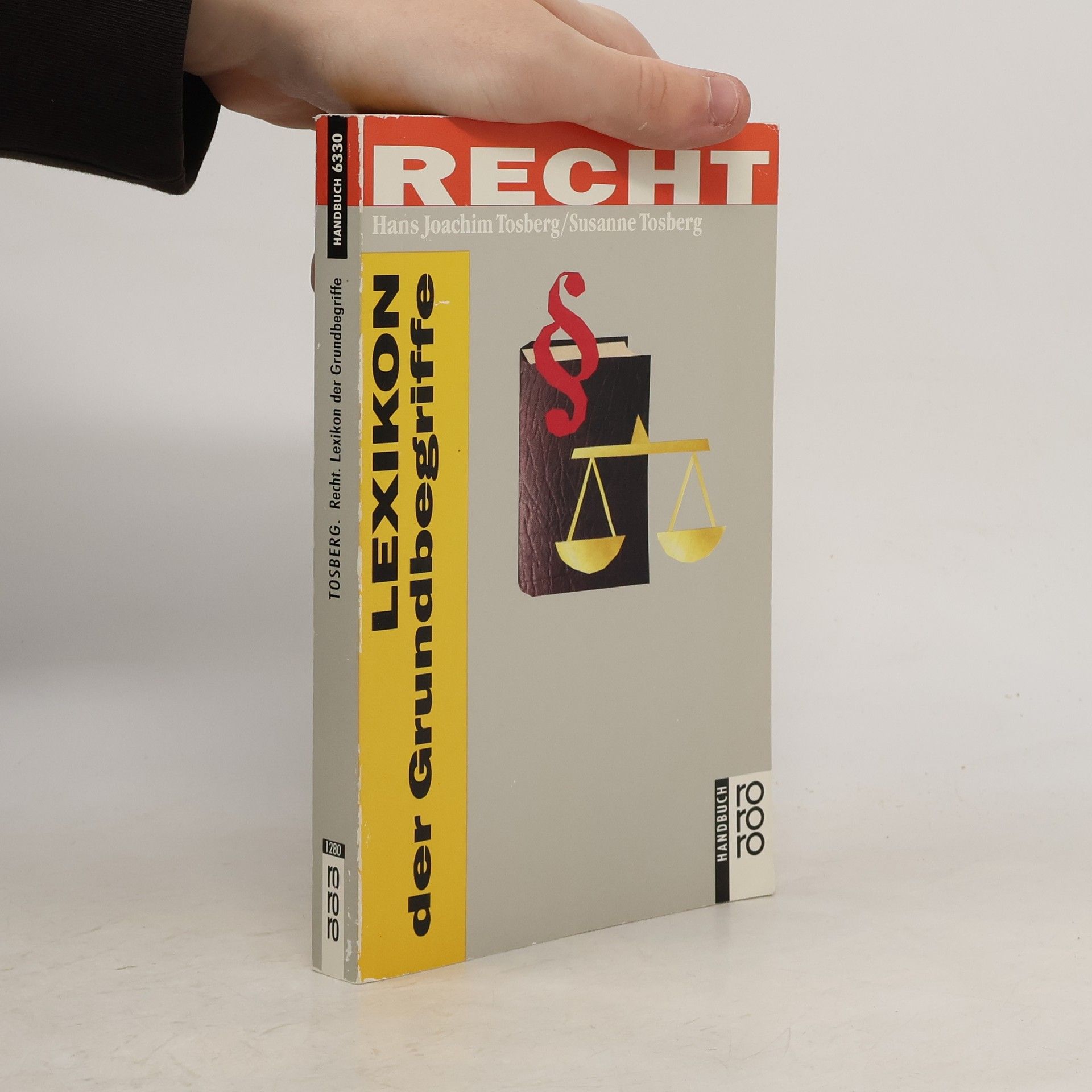 Hans Joachim Tosberg Rororo Handbuch - 6330: Recht