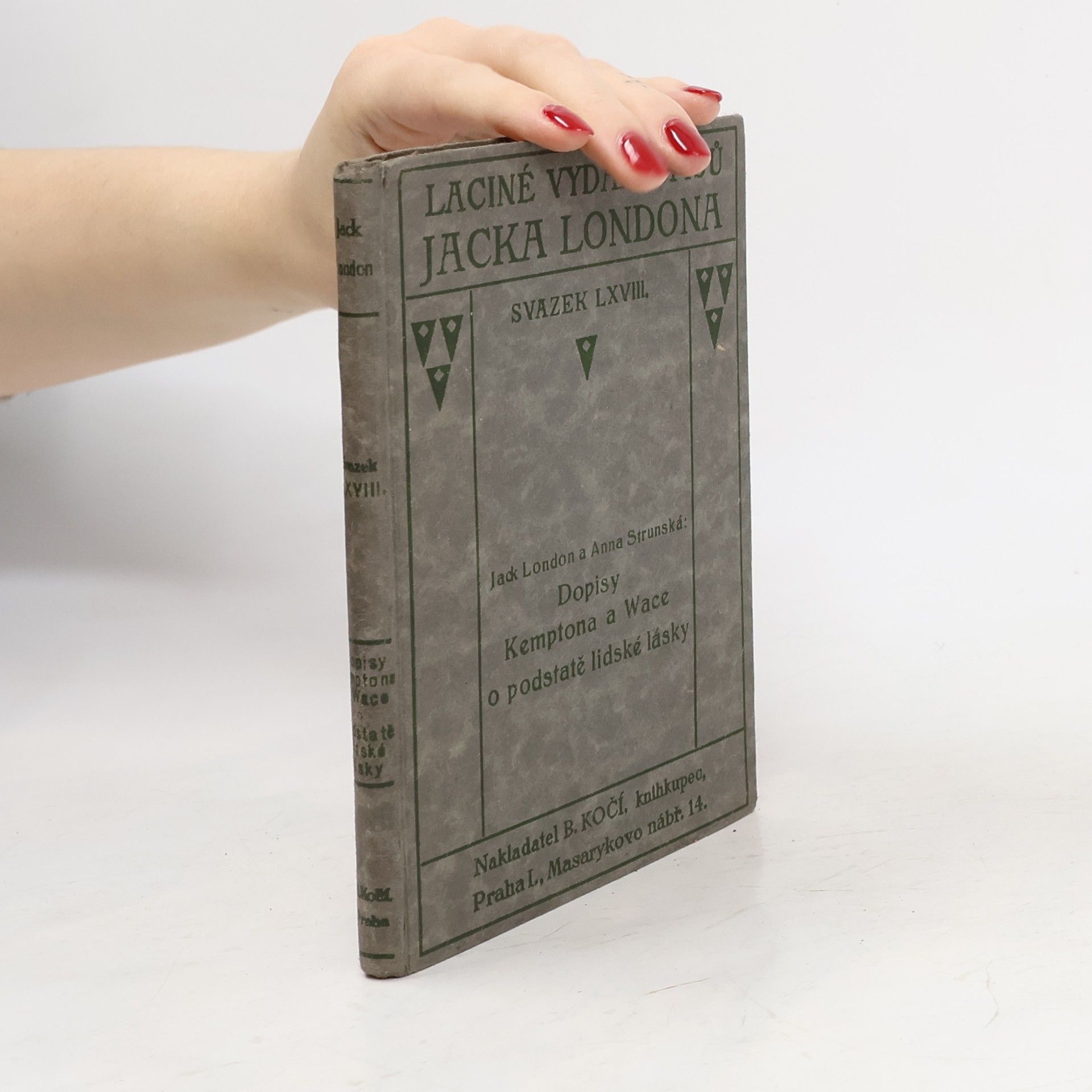 Jack London Dopisy Kemptona a Wace o podstatě lidské lásky