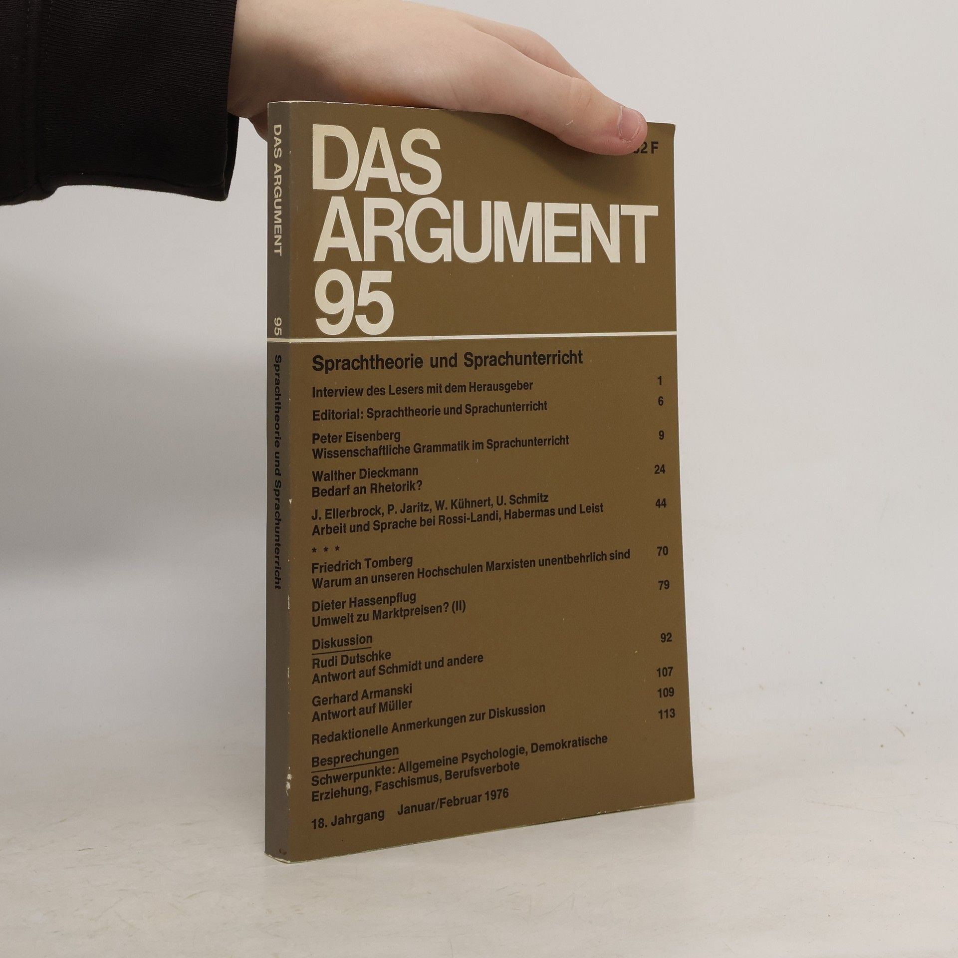 Auteurscollectief Das Argument 95