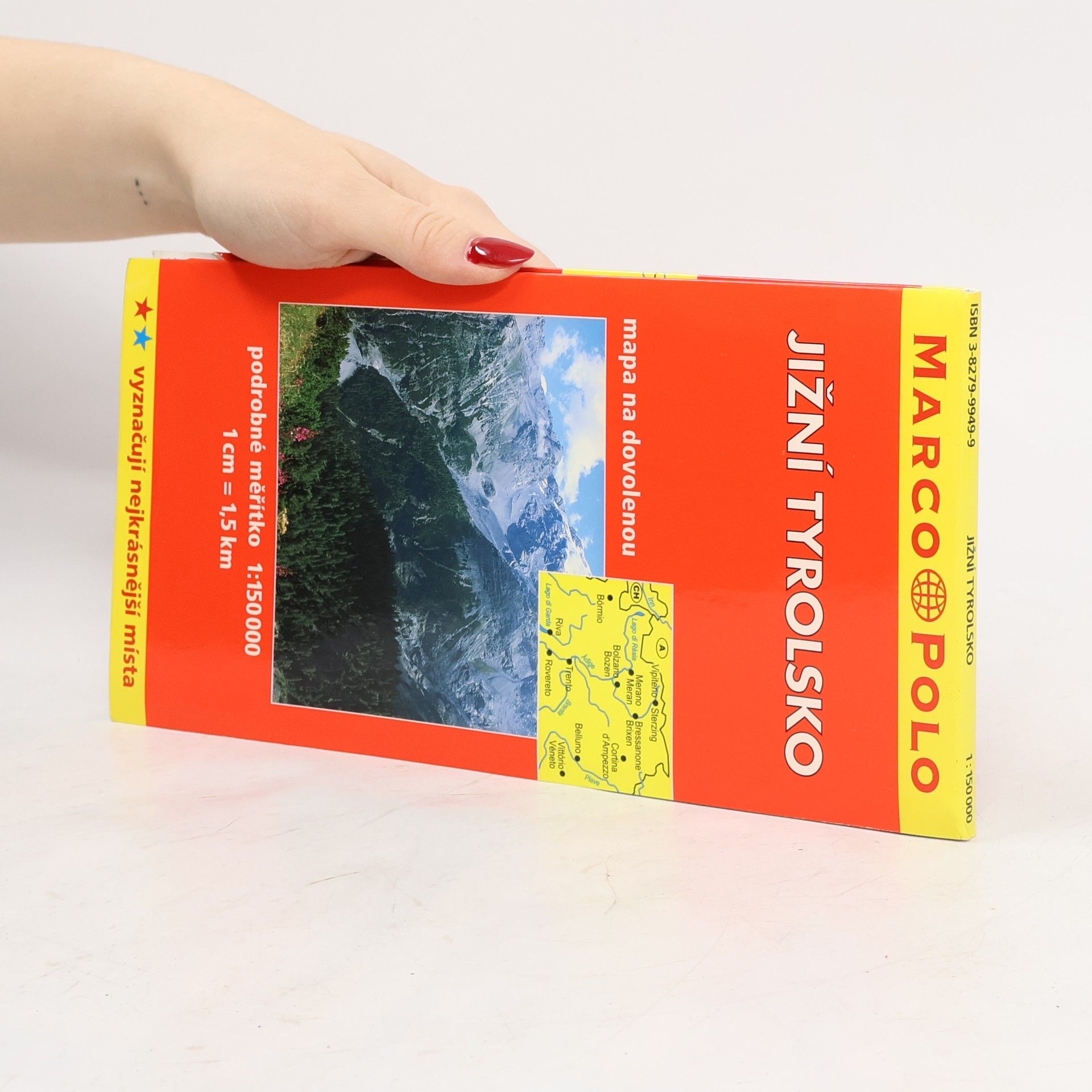 Autorenkollektiv Jižní Tyrolsko mapa na dovolenou : podrobné měřítko 1:150000