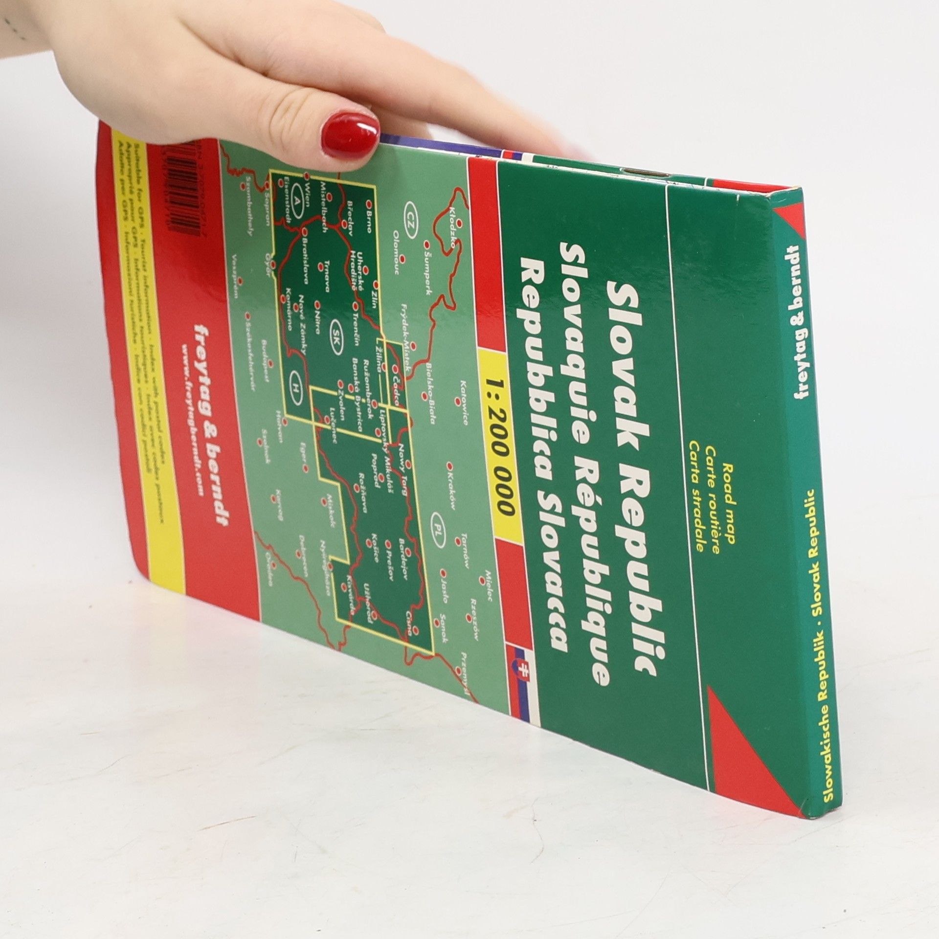 Auteurscollectief Freytag & Berndt Autokarte Slowakische Republik. Slovenská republika. Slowakije republiek; Slovak Republic; Slovaquie République