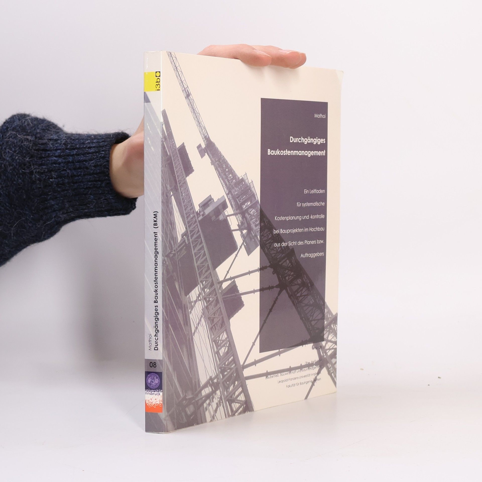 Thomas Mathoi Durchgängiges Baukostenmanagement