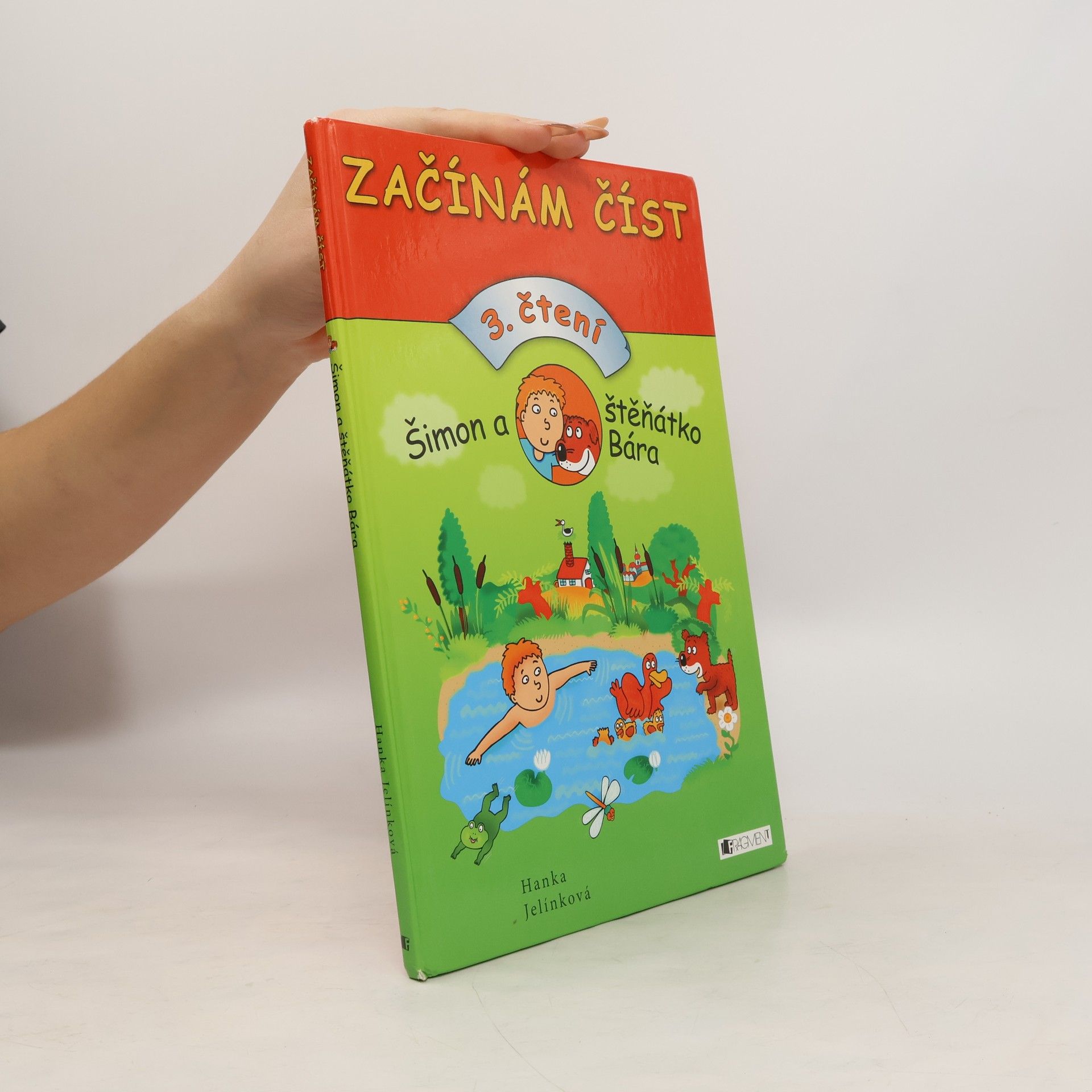 Hanka Jelínková Šimon a štěňátko Bára