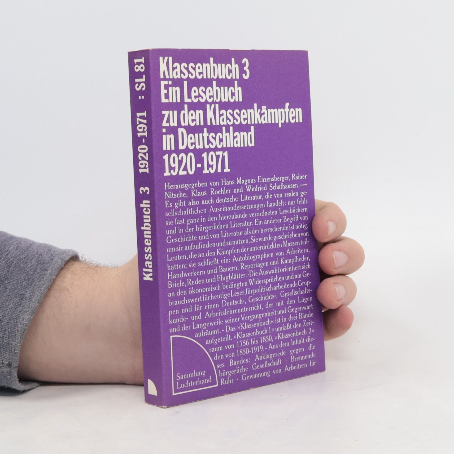 Auteurscollectief Klassenbuch 3 Ein Lesebuch zu den Klassenkämpfen in Deutschland 1920-1971