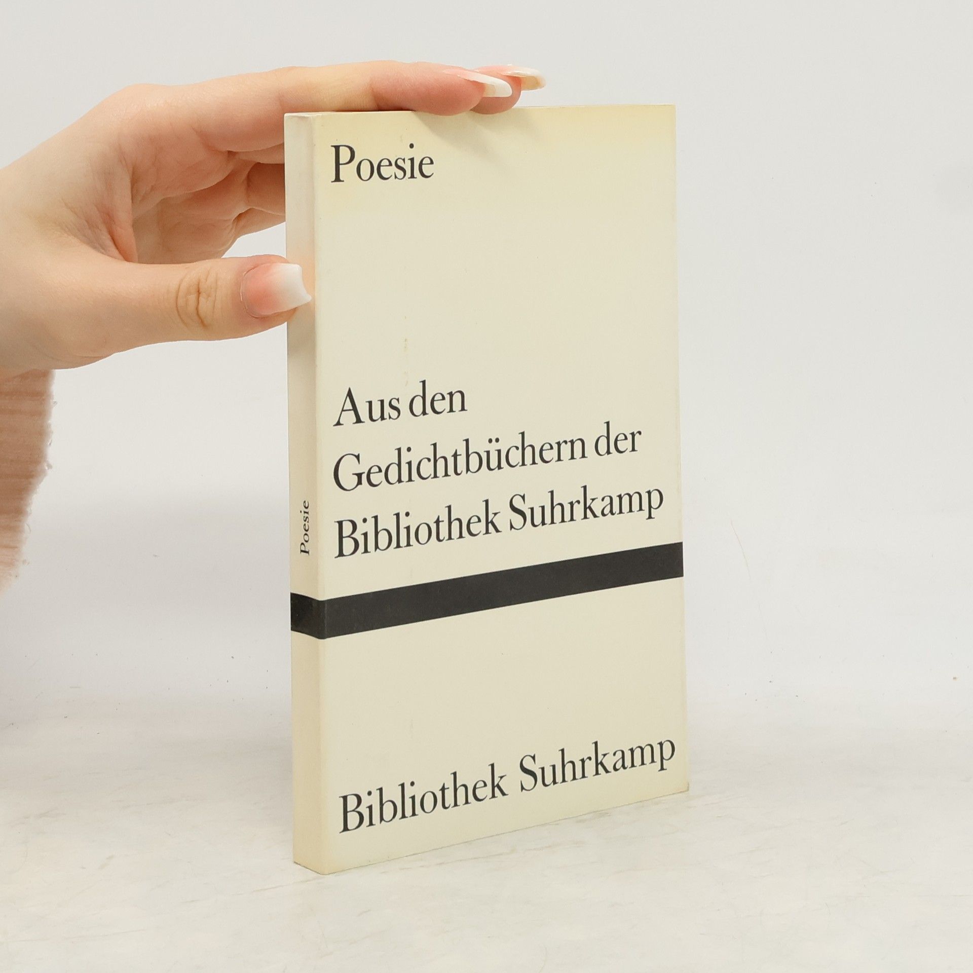 Autorenkollektiv Aus den Gedichtbuchern der Bibliothek Suhrkamp