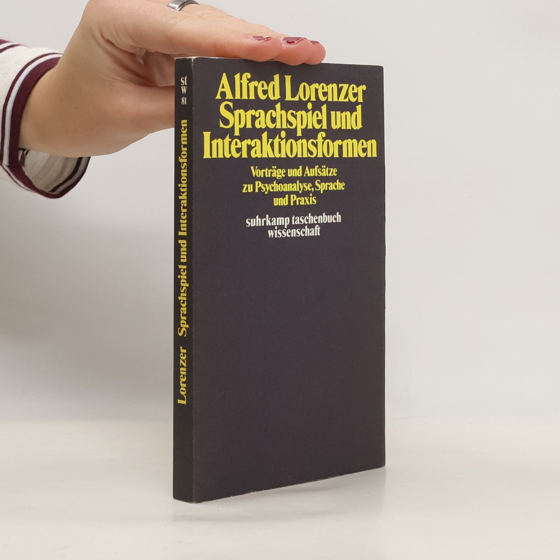Suhrkamp Taschenbuch Wissenschaft - 81: Sprachspiel und Interaktionsformen