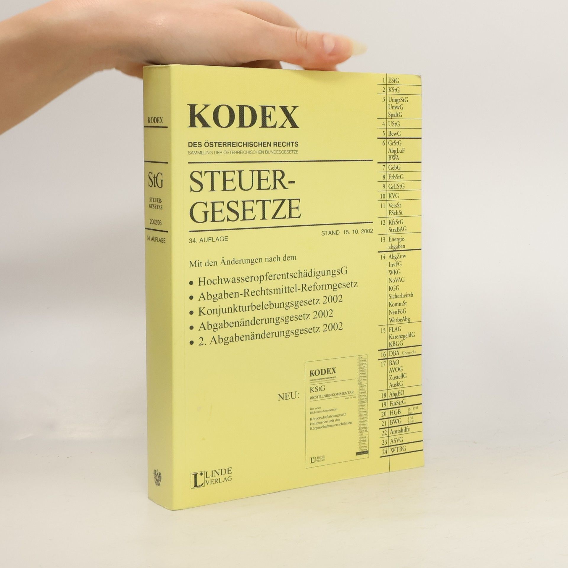 Kodex. Steuergesetze 2002/03