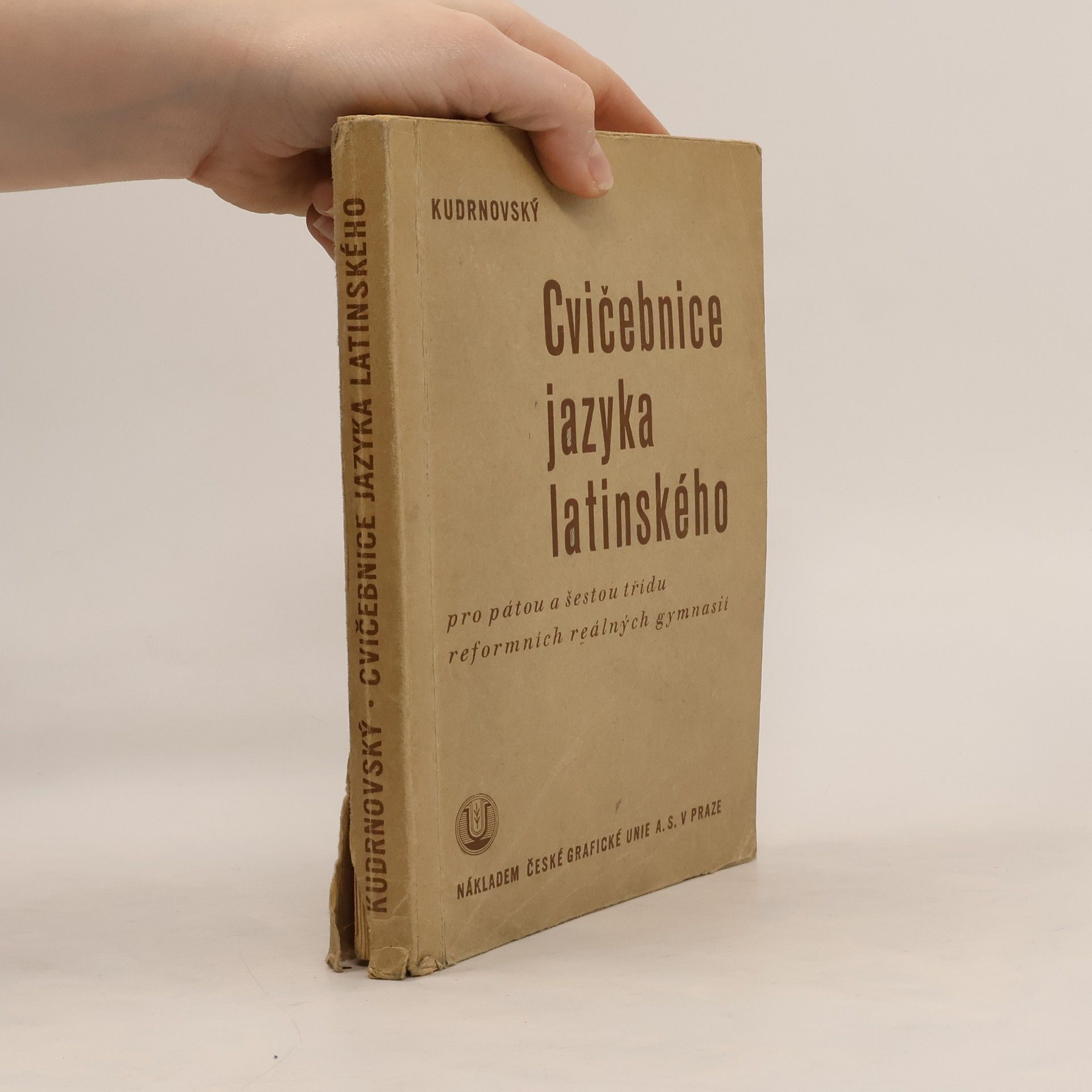 Cvičebnice jazyka latinského pro pátou třídu reformních reálných gymnasií