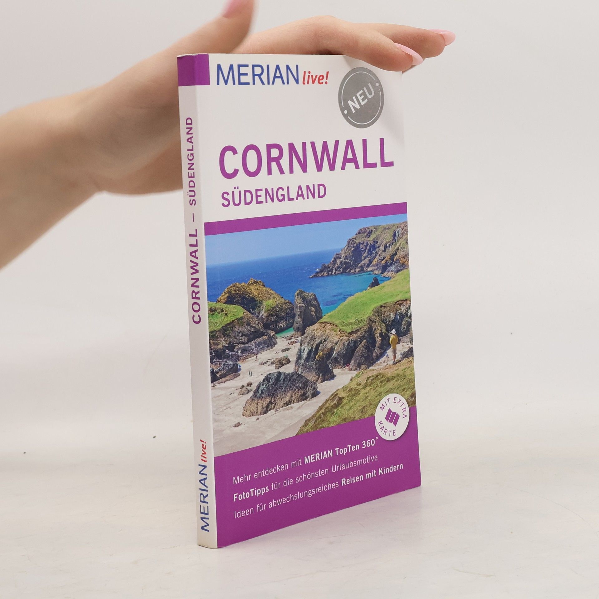 Manfred Wöbcke MERIAN live! Reiseführer Cornwall Südengland: Mit Extra-Karte zum Herausnehmen