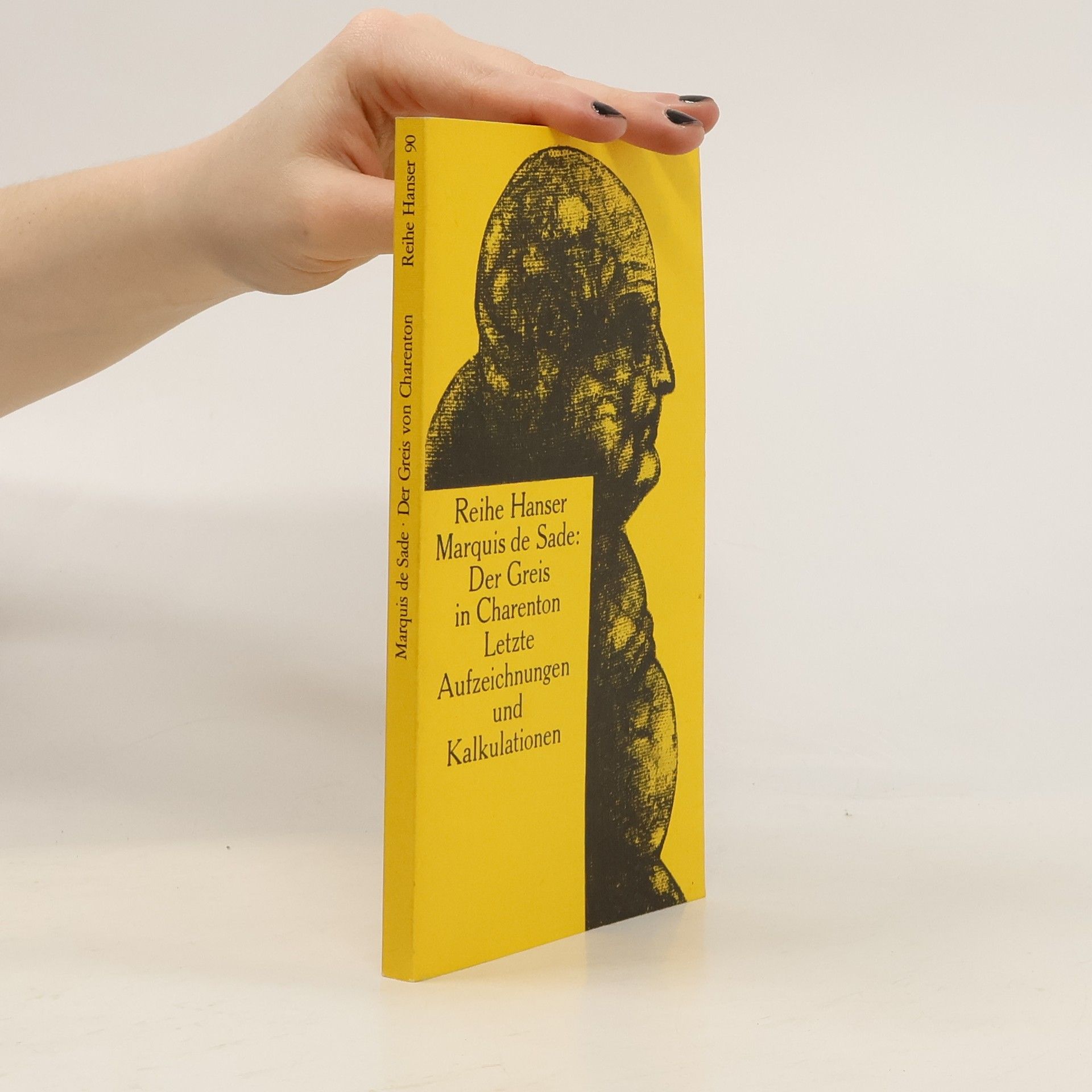 Donatien Alphonse François marquis de Sade Der Greis in Charenton