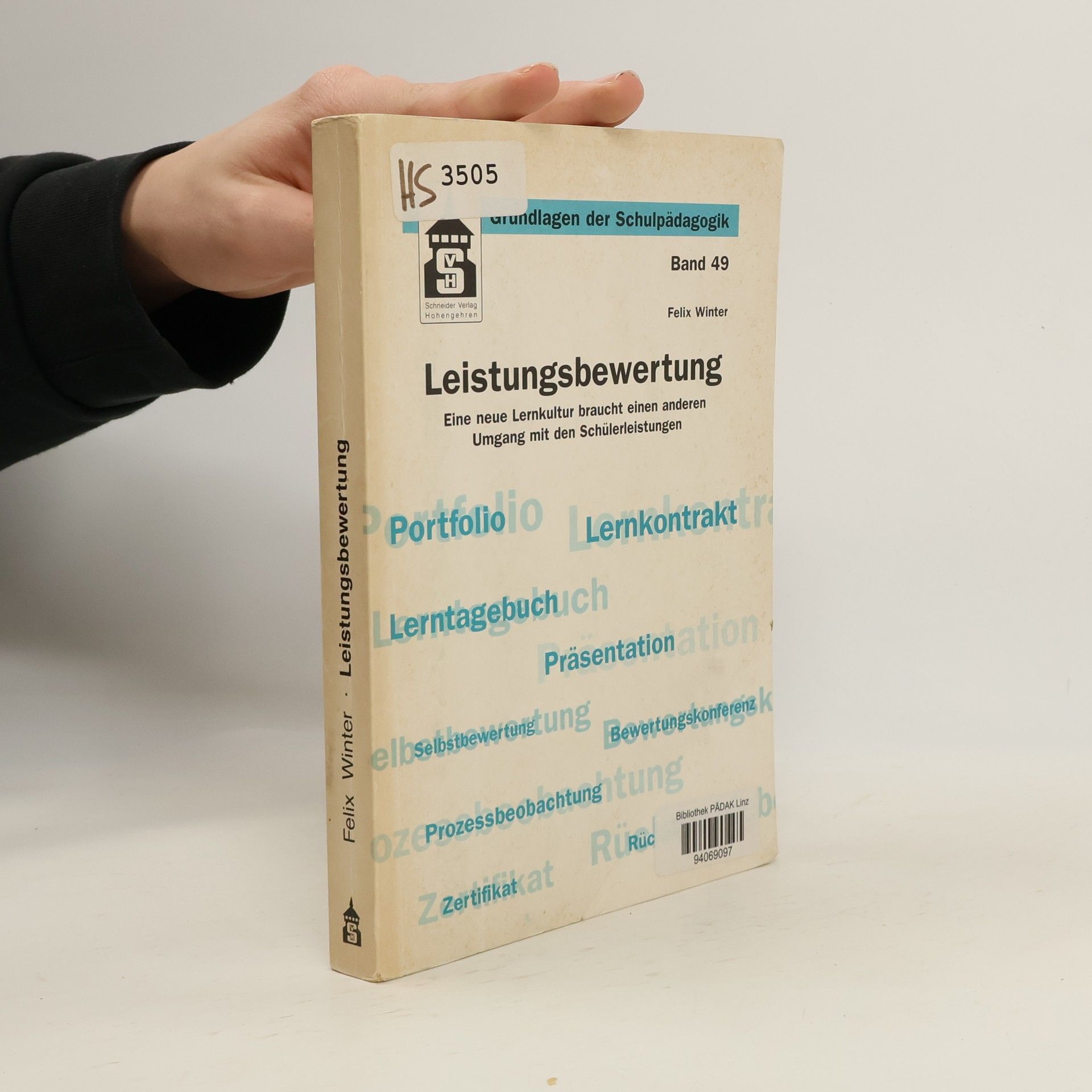 Felix Winter Grundlagen der Schulpädagogik - 49: Leistungsbewertung