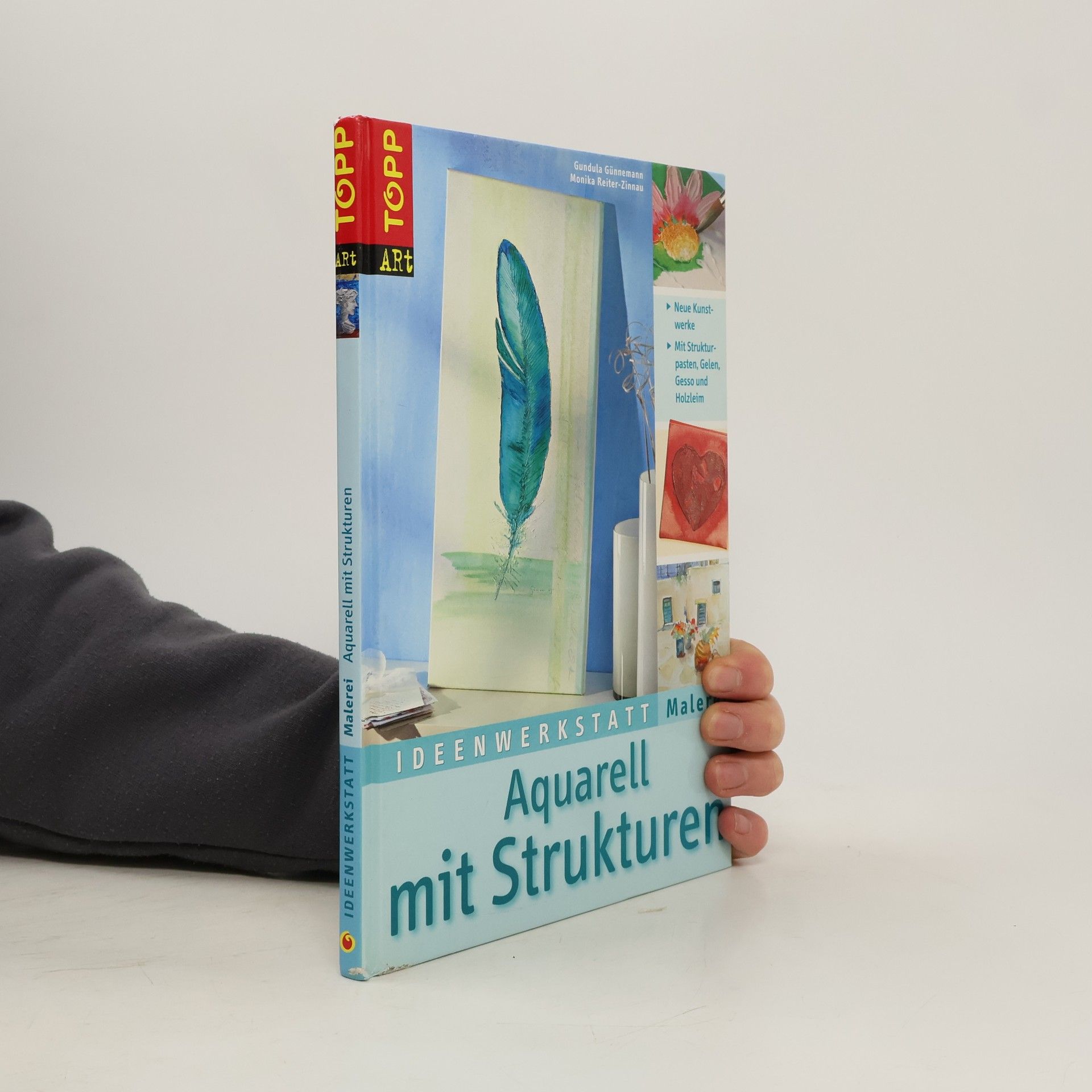 Aquarell mit Strukturen