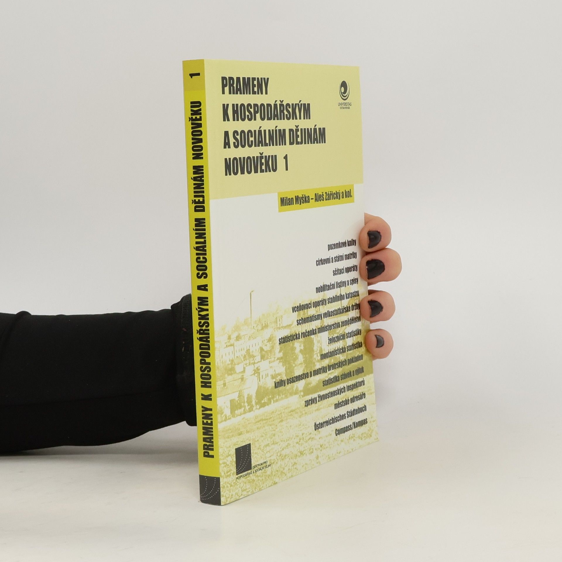 Prameny k hospodářským a sociálním dějinám novověku 1