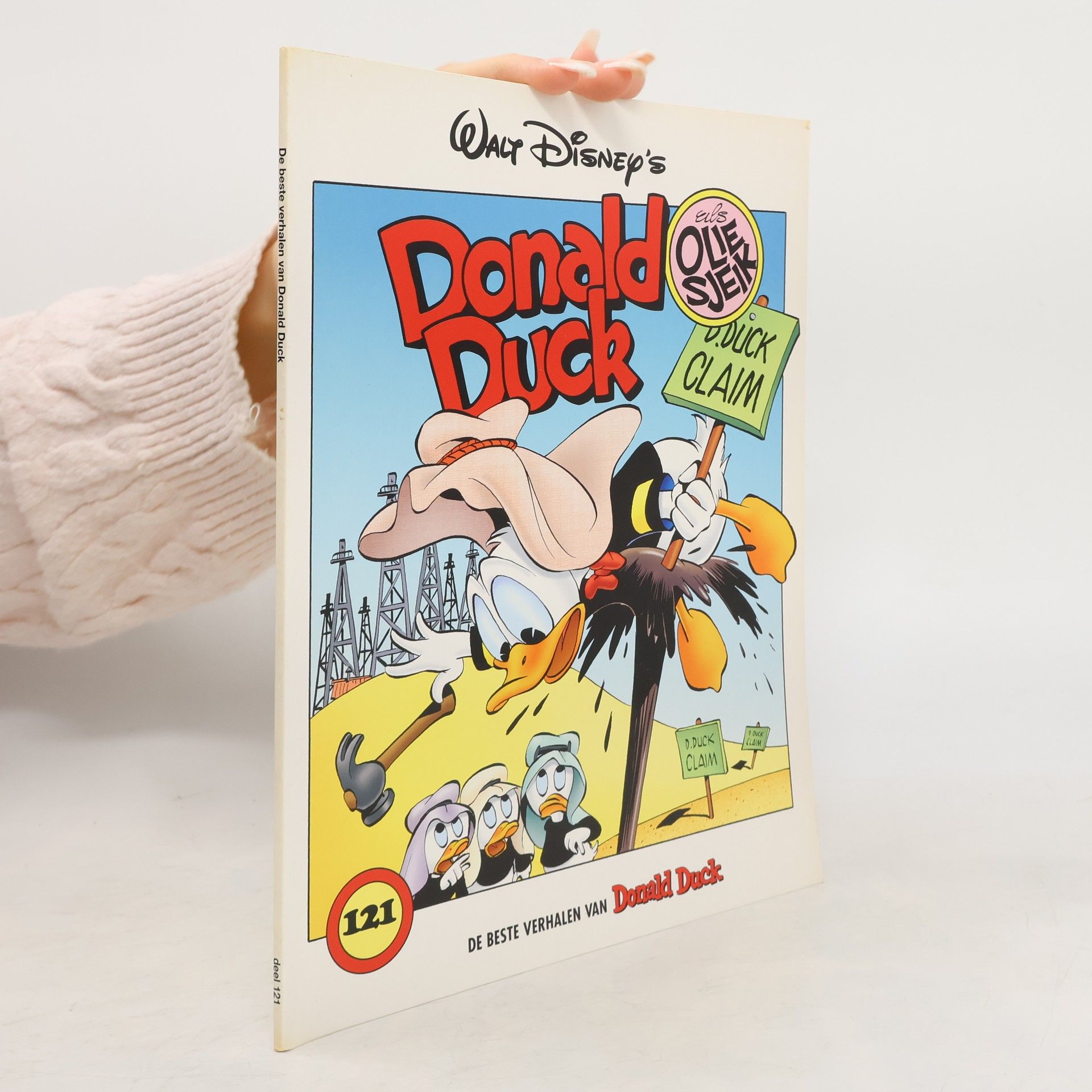 Carl Barks Donald Duck als oliesjeik