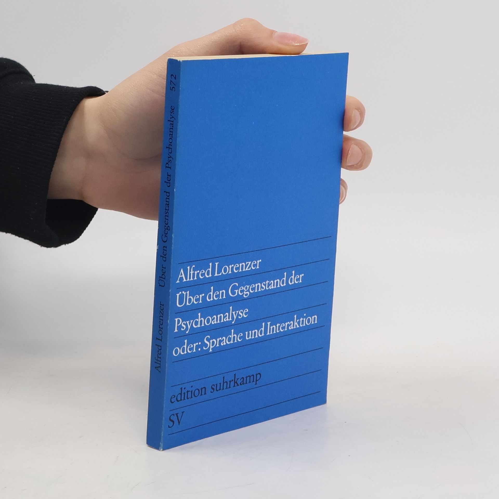 Uber der Gegenstand der psychoanalyse